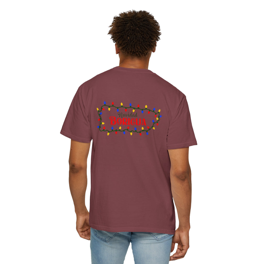 Medalla Light Beer T-Shirt  Navidad Boricua Holiday Tee Puerto Rico’s Navidades