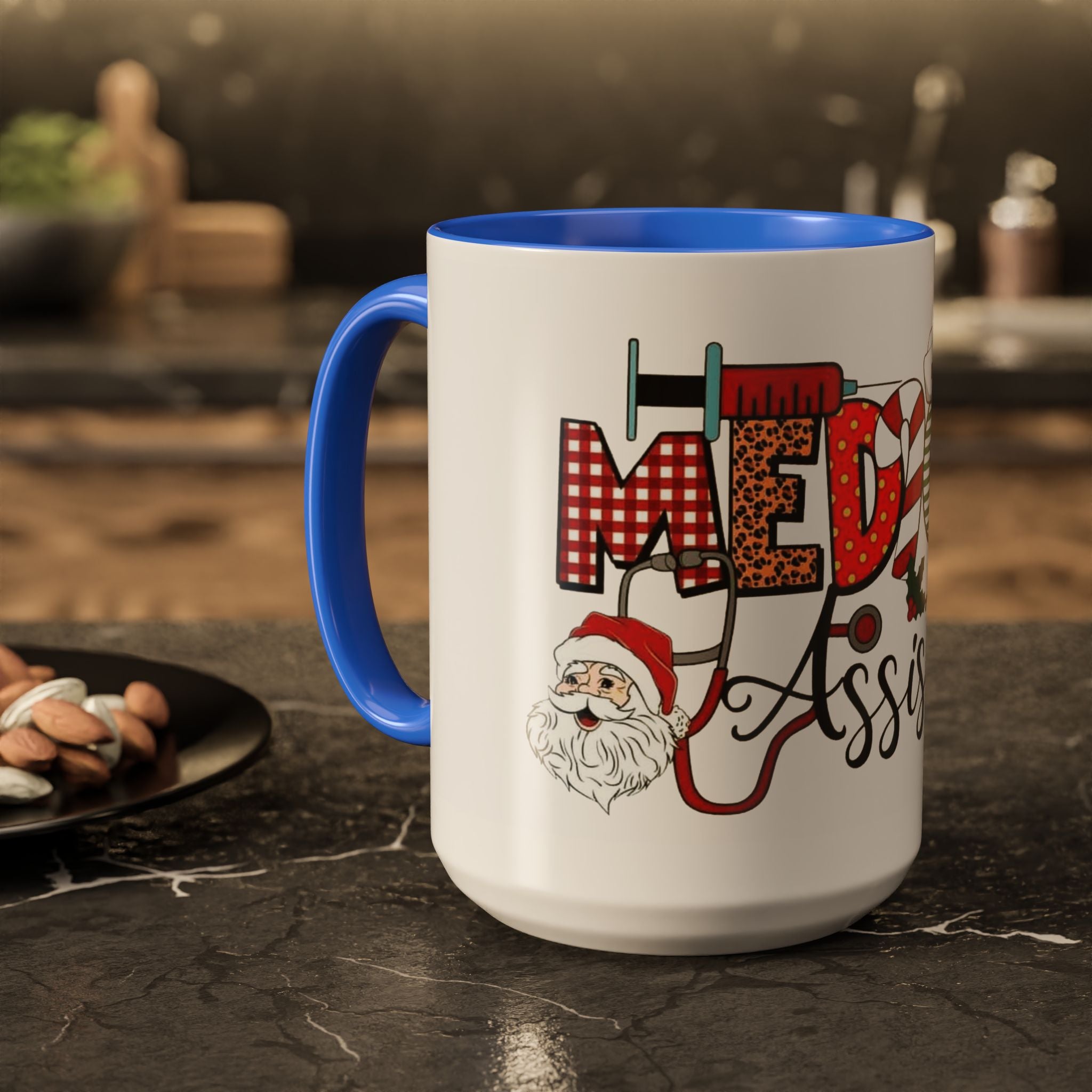 Medical Assistant Christmas Mug — Festive Colorful 11oz/15oz Coffee Cup Medical Christmas Mug