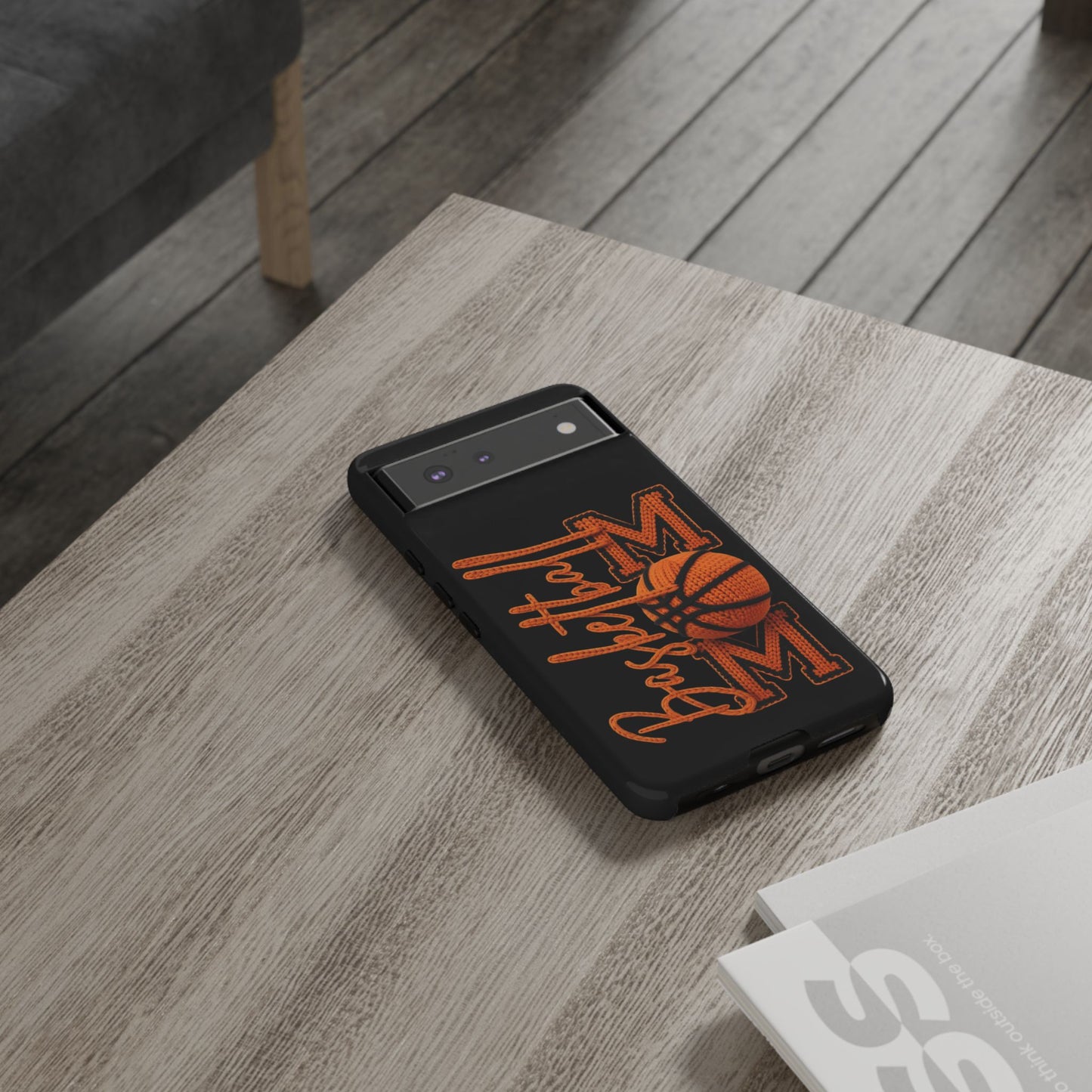 Basketball Mom Phone Case  'Basketball MOM' Protective Hard Cover