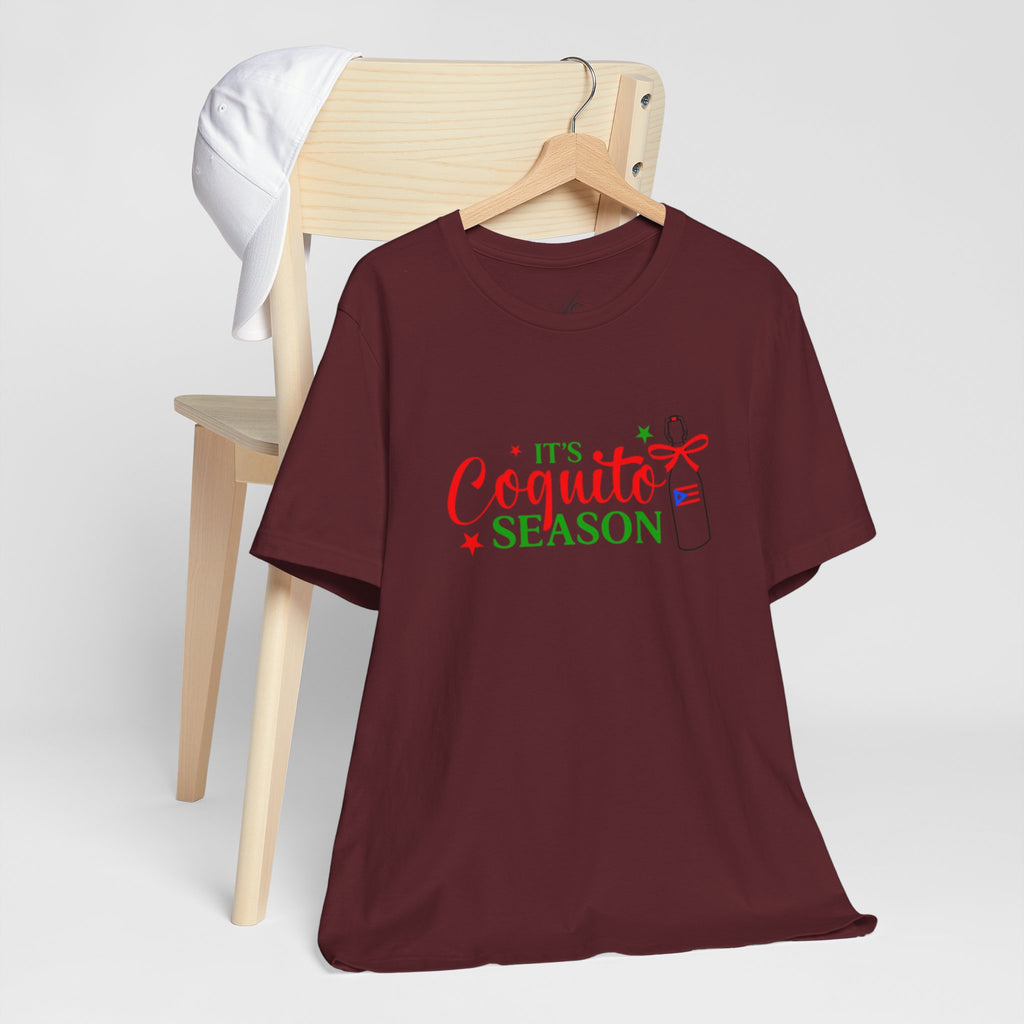 It's Coquito Season T-Shirt - Christmas Puerto Rican Holiday Cocktail Tee