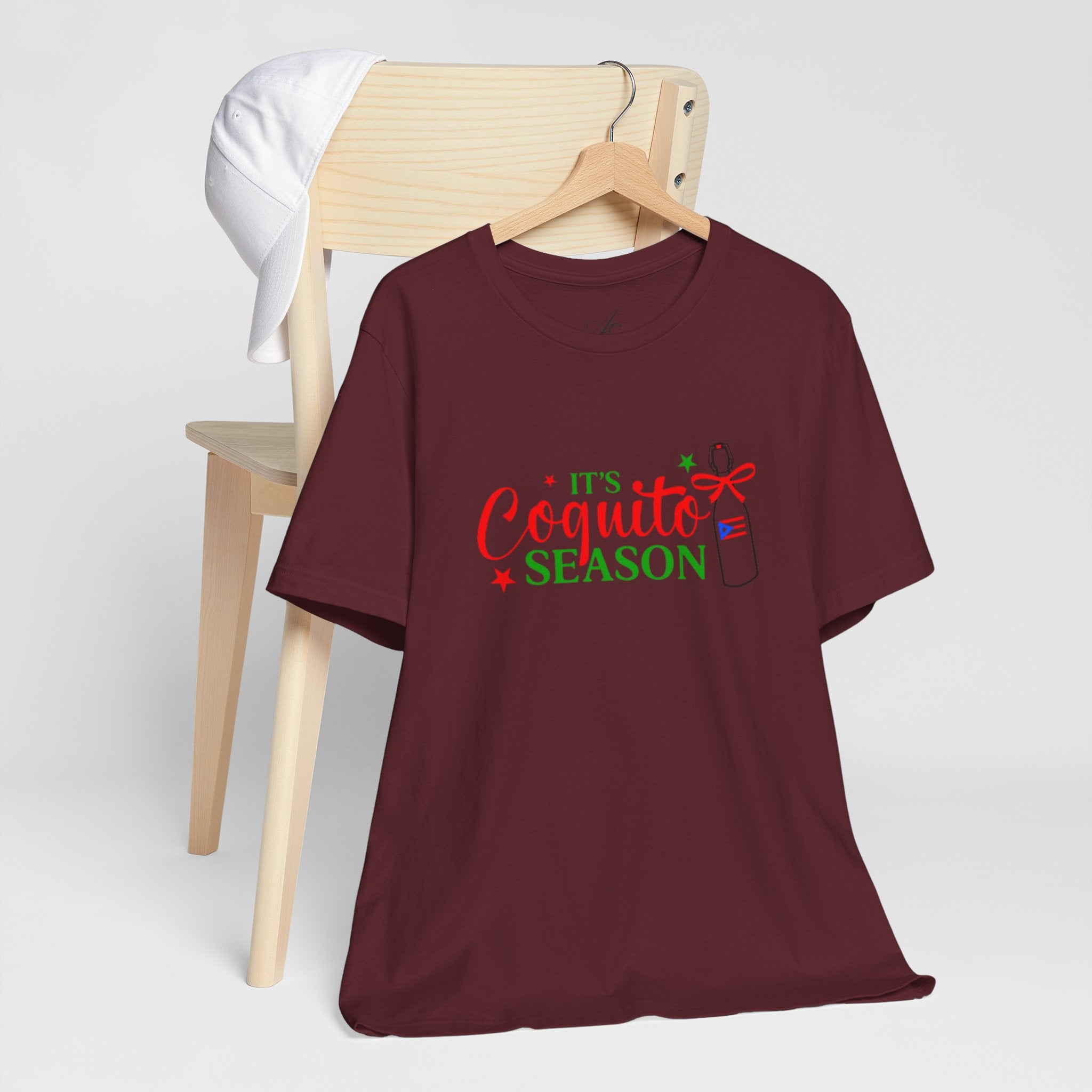It's Coquito Season T-Shirt - Christmas Puerto Rican Holiday Cocktail Tee
