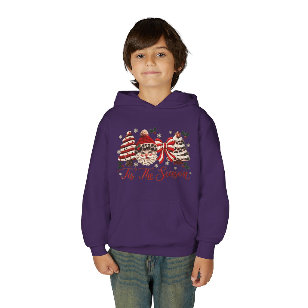 Youth Hoodie  Grinch Christmas Scene with 'Maybe Christmas' Quote