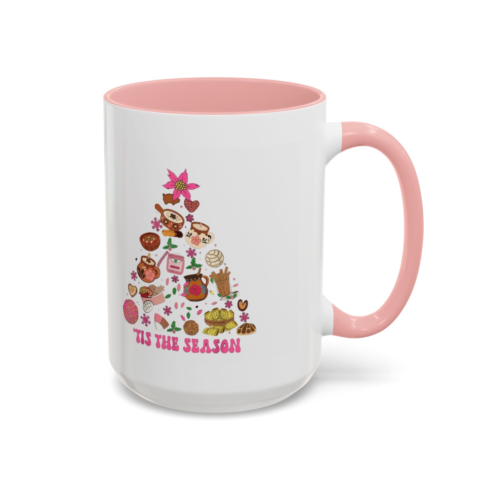 Coffee Mug - 'Tis the Season' Holiday Cookie Tree Accent Mug (11/15oz)