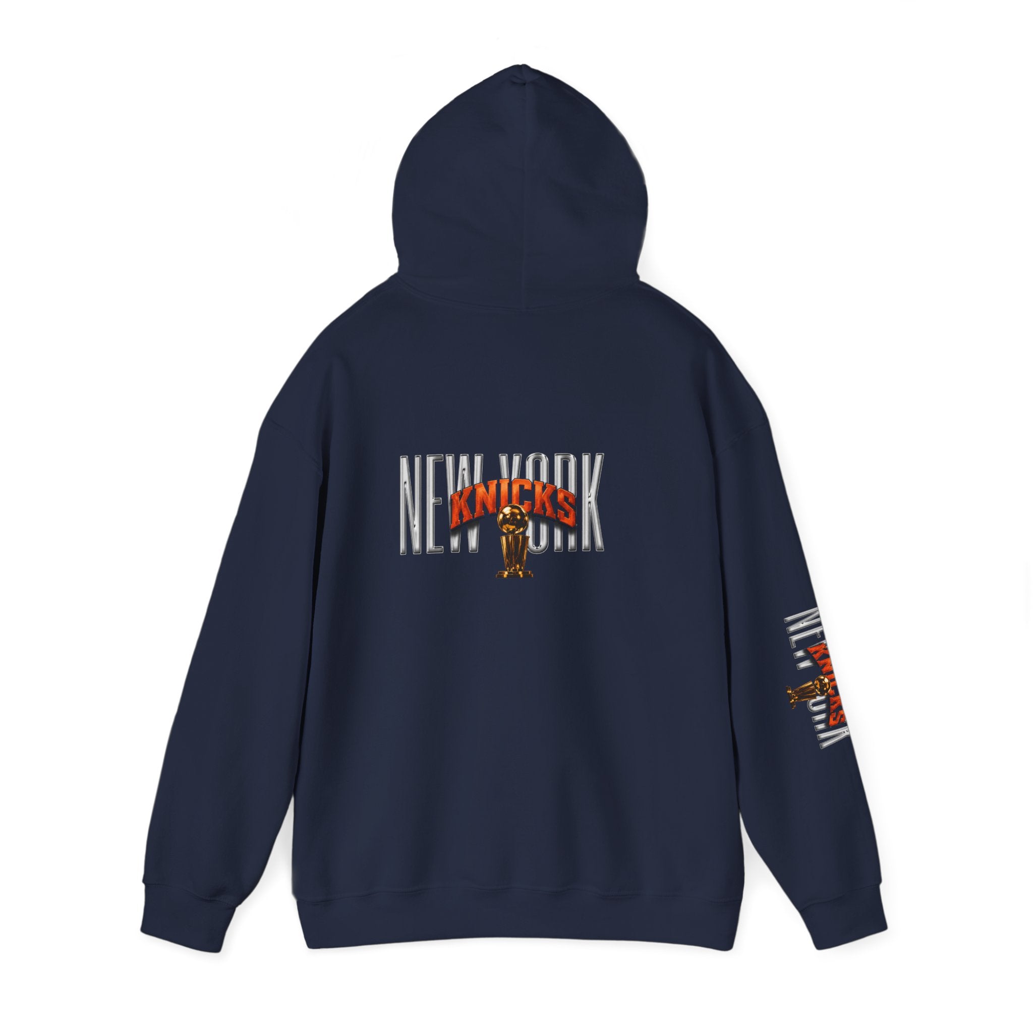 NY-K Retro Player Collage Hoodie — Basketball Fan Sweatshirt