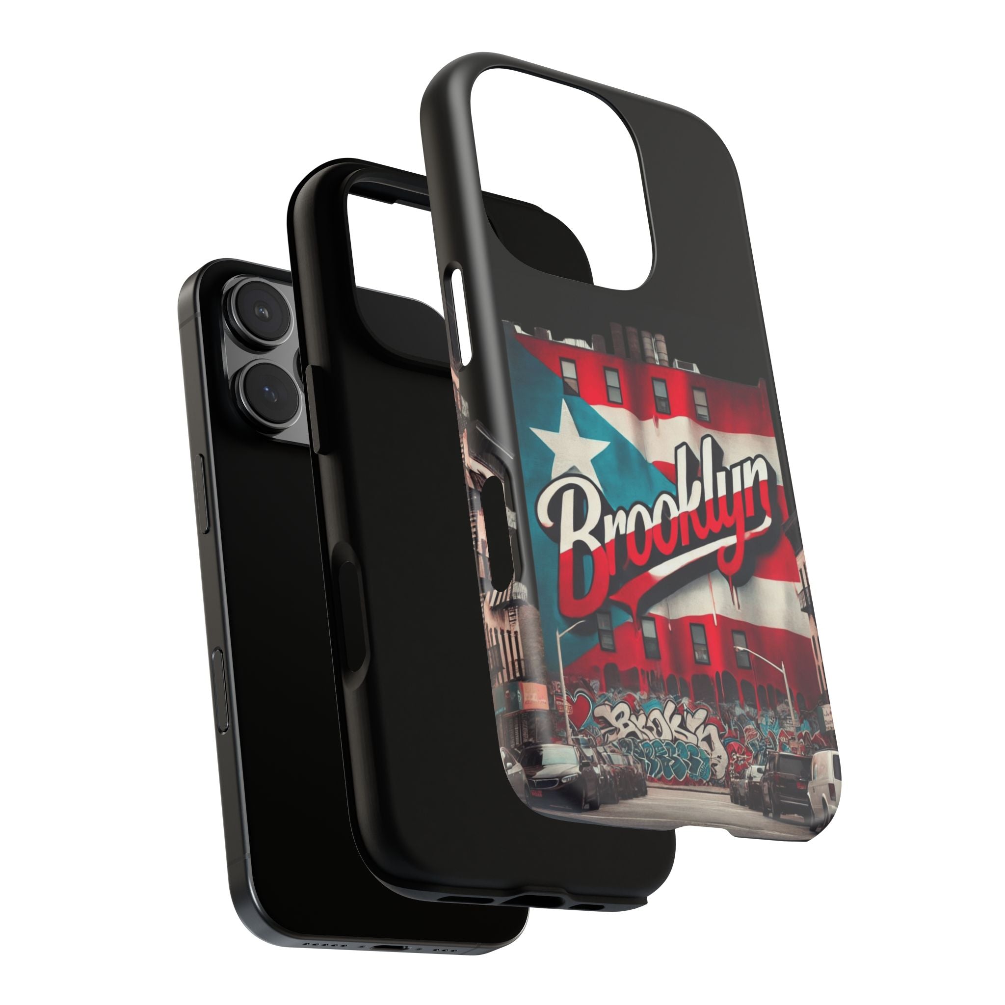 Brooklyn Street Art Phone Case  Urban Graffiti Protective Cover