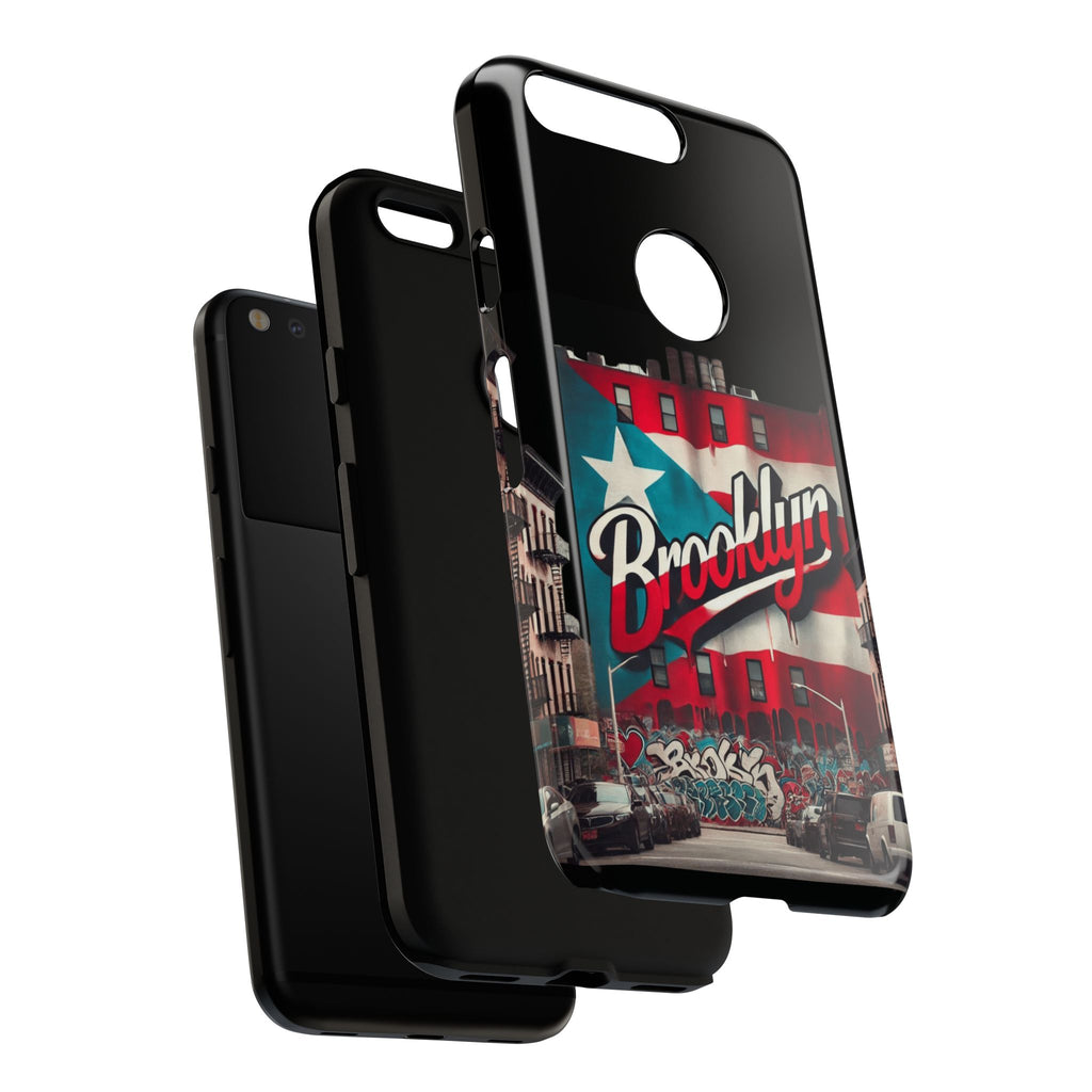 Brooklyn Street Art Phone Case  Urban Graffiti Protective Cover