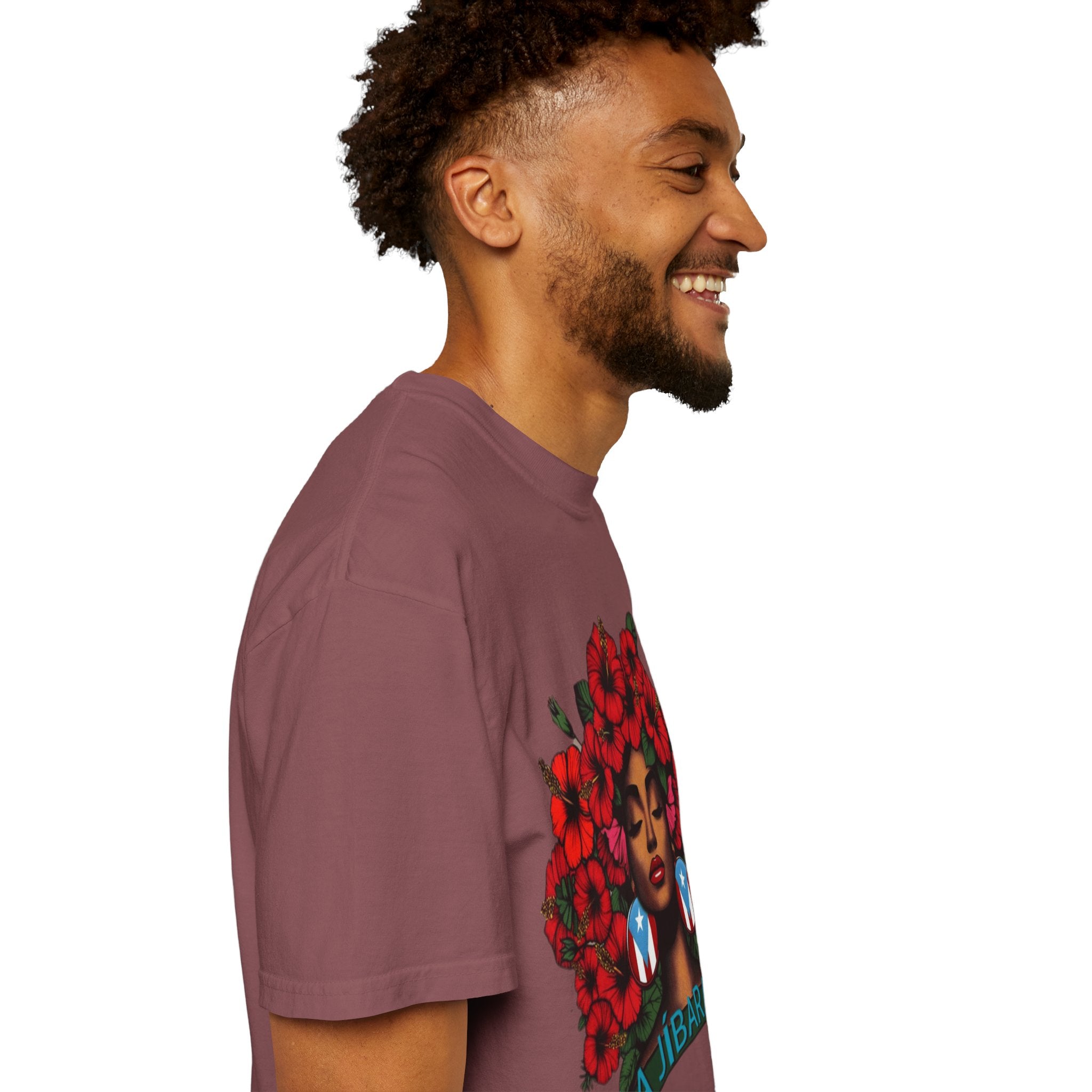 Puerto Rico Navidades T-Shirt — "La Jíbaraza" Floral Puerto Rican Pride Tee
