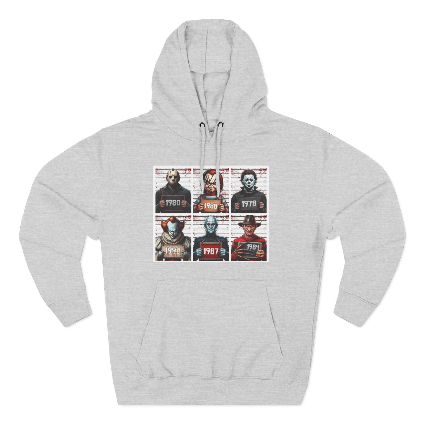 Spooky Vibes Only Halloween Sweater Retro Horror Movie Three-Panel Fleece Hoodie, Halloween Gift, Cozy Sweatshirt, Movie Lover Apparel, Vintage Movie Merchandise