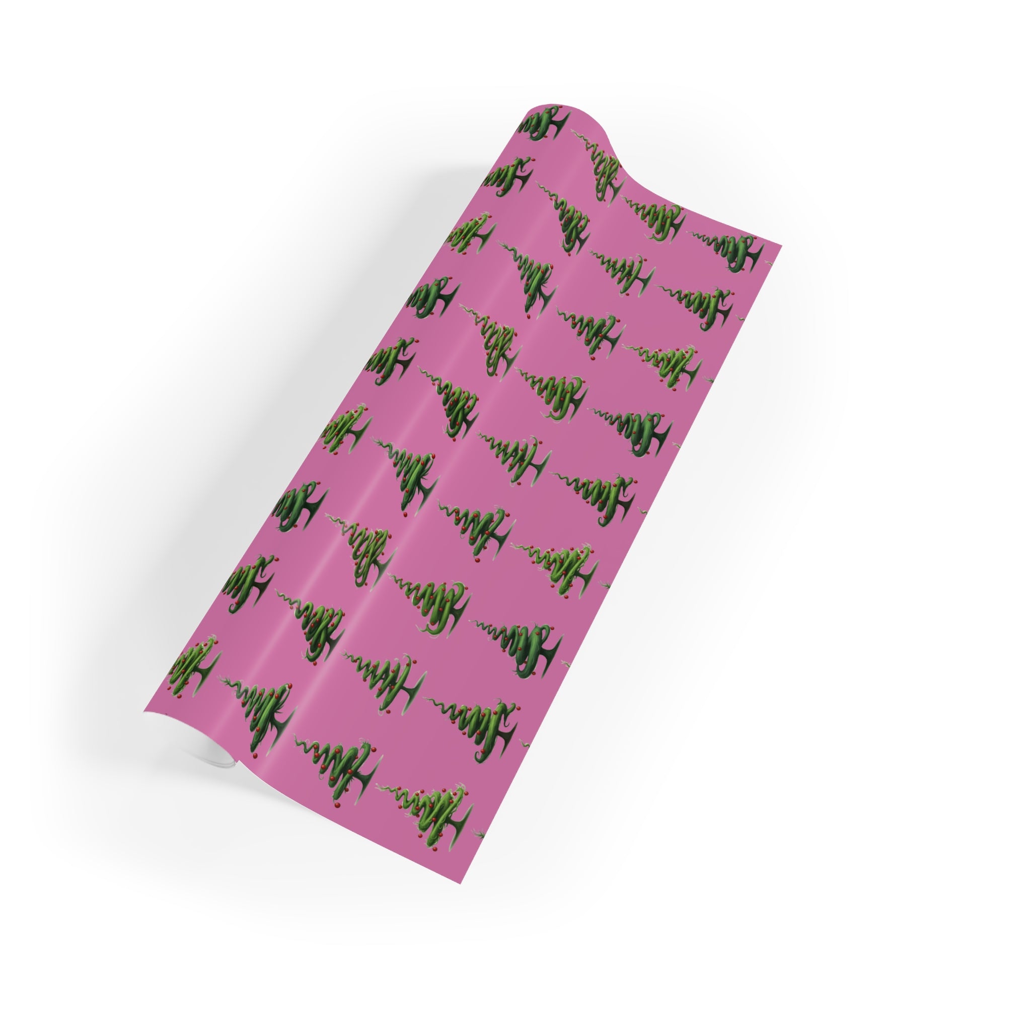 Christmas Tree Gift Wrapping Paper Roll - Festive, Colorful Design for Holiday Gift Wrapping