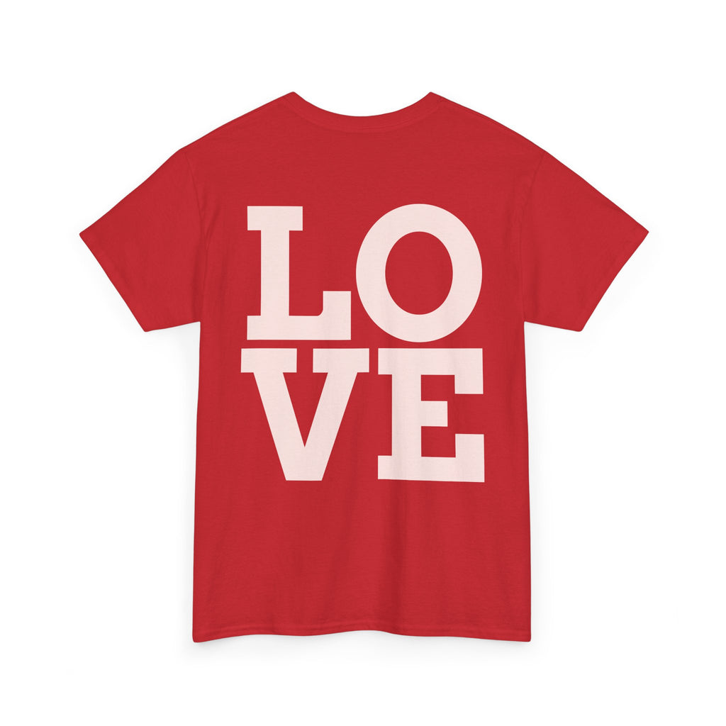 Pink Heart Cherries Tee  LOVE Graphic Valentine T-Shirt