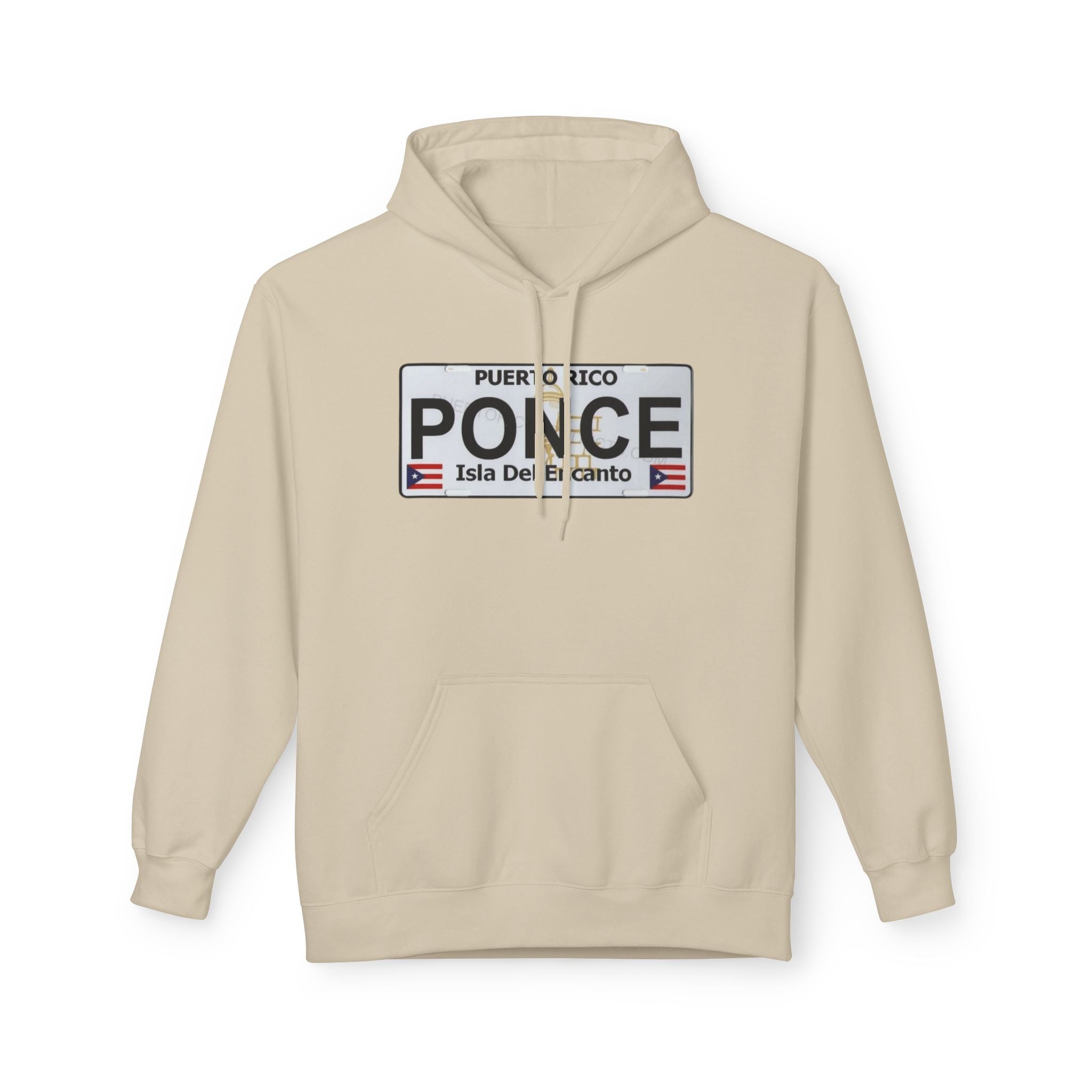 Ponce Puerto Rico License Plate Hoodie Isla Del Encanto Pullover