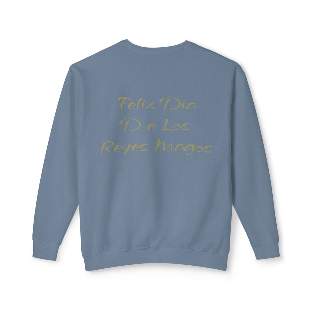 Three Kings Sweatshirt  'Feliz Día De Los Reyes Magos' Holiday Crewneck Christmas T-shirts and sweaters