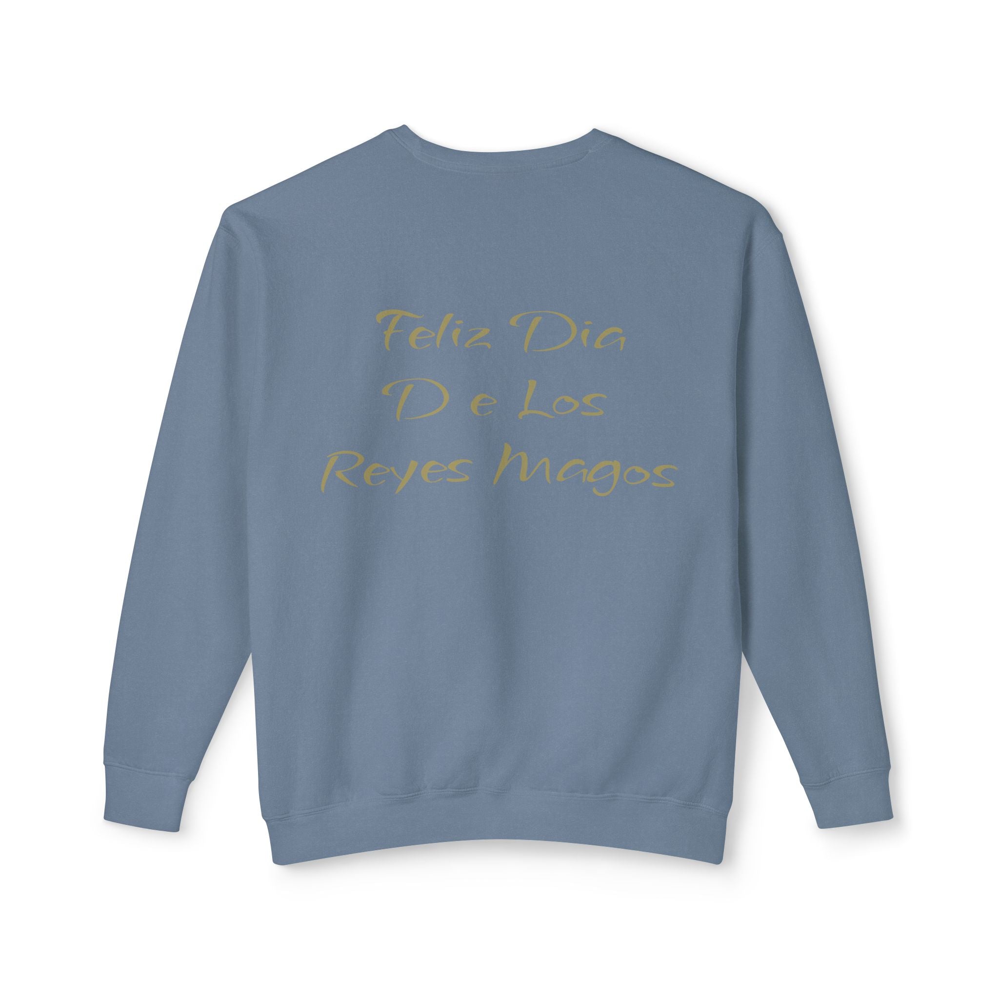 Three Kings Sweatshirt  'Feliz Día De Los Reyes Magos' Holiday Crewneck Christmas T-shirts and sweaters