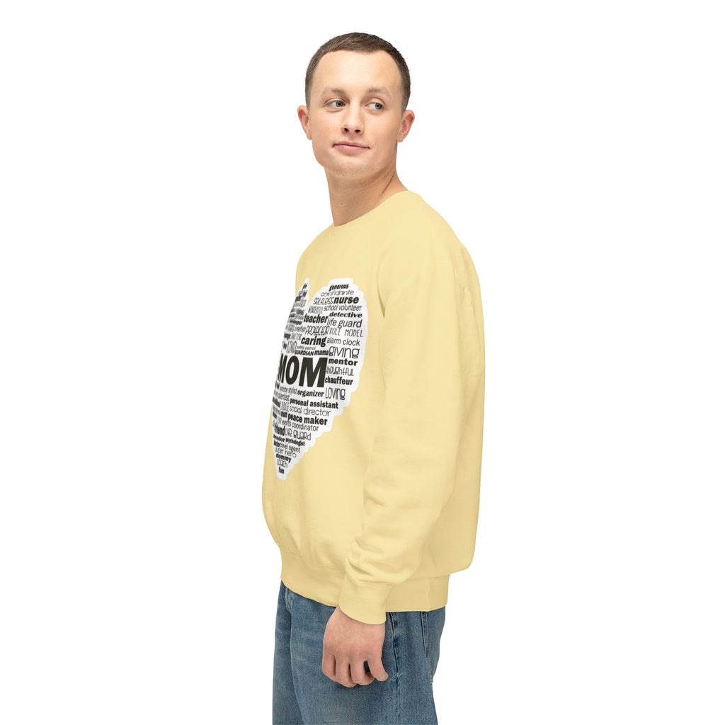 Mom Word-Cloud Heart Sweatshirt  Mother's Day Gift