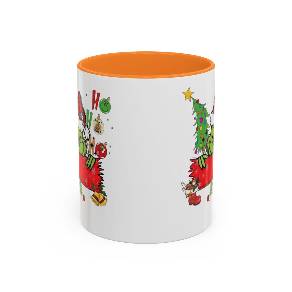 Christmas Grinch Mug (11oz & 15oz)  Funny Holiday Coffee Cup with Grinch Illustration Christmas Mugs Collection!