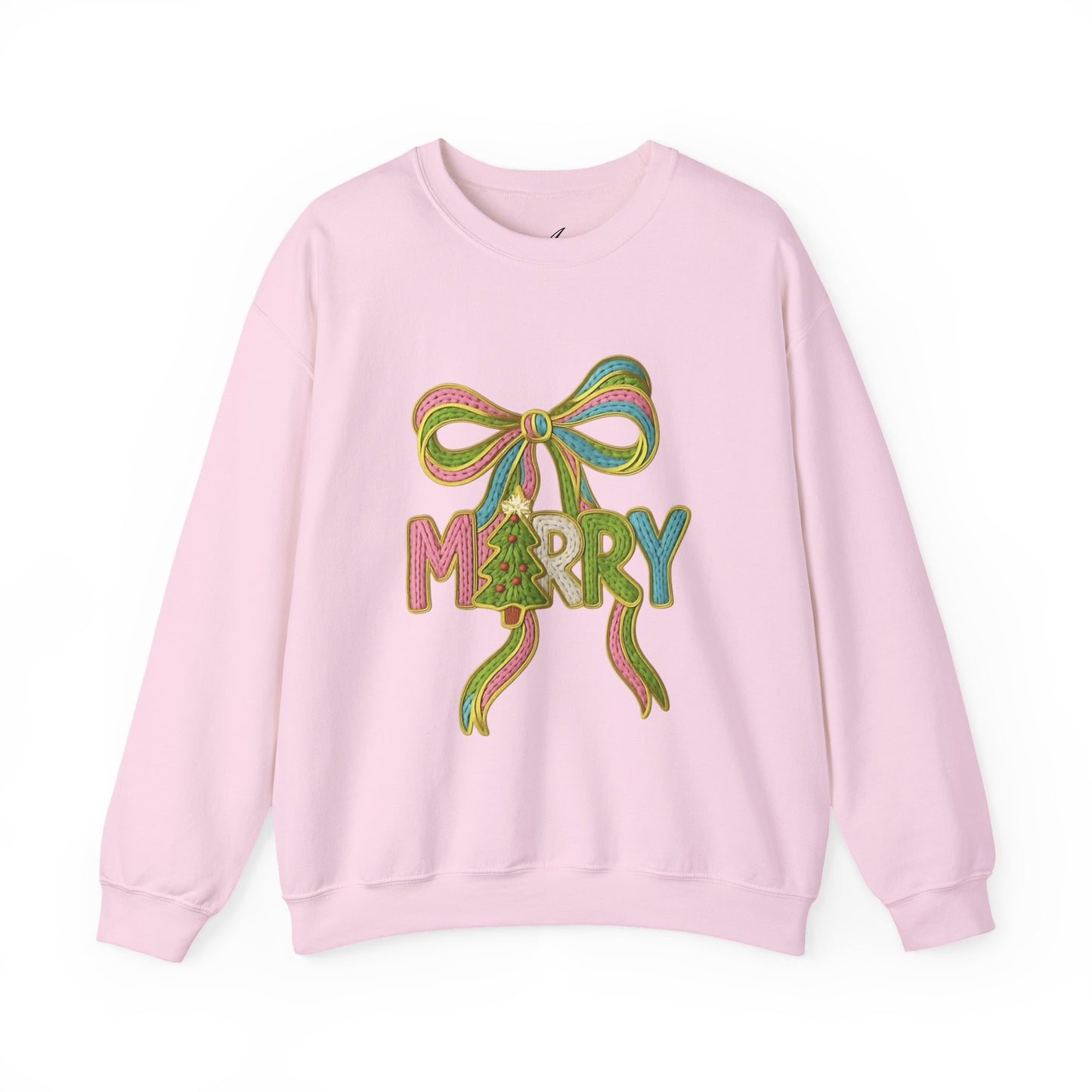 Festive Holiday Designs and Quotes Candy Christmas Tree Sweatshirt — Holiday Candyland Crewneck