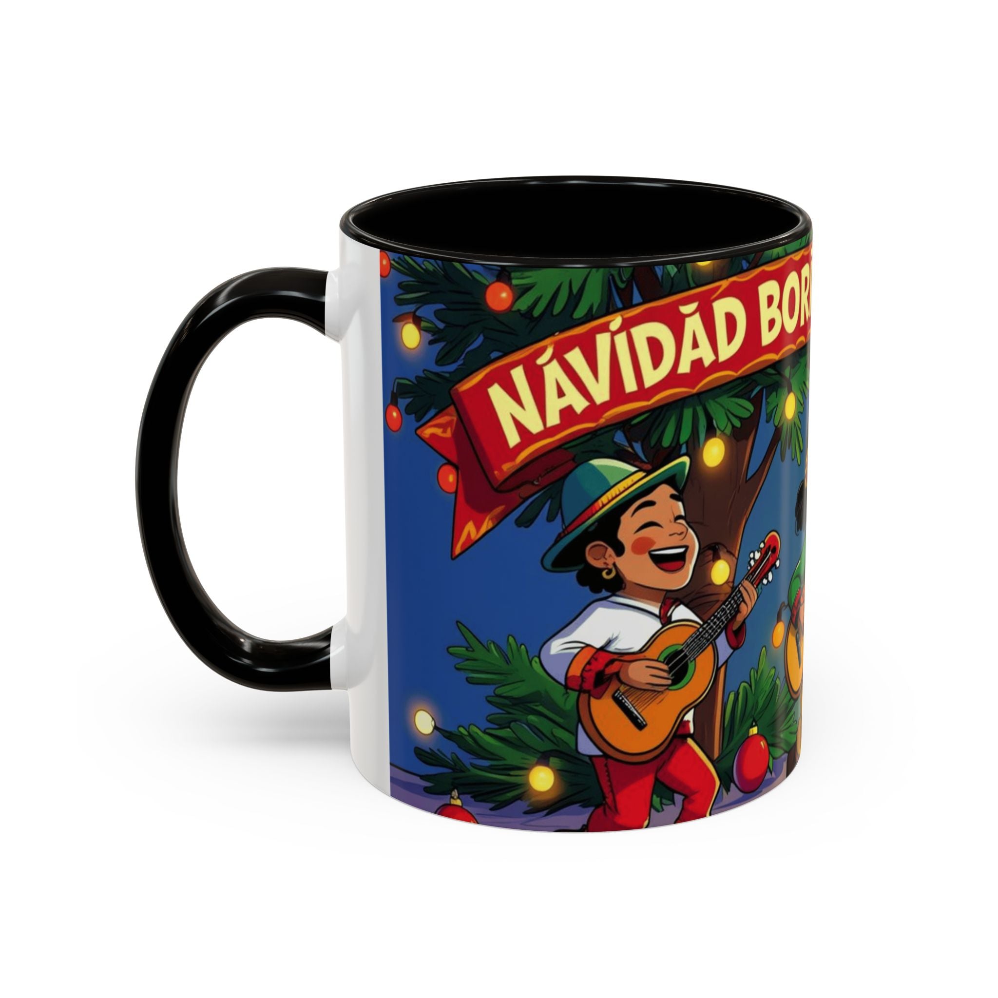 Navidad Boricua Mug Vibrant Puerto Rican Celebration Mug