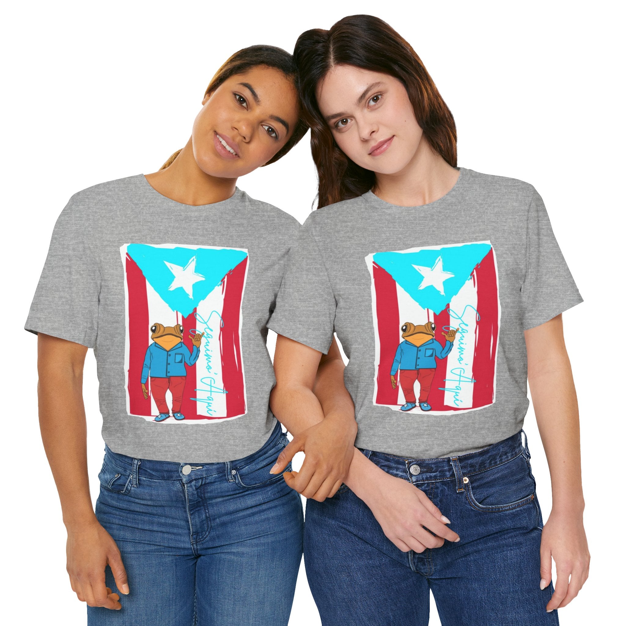 Puerto Rican Coqui Flag T‑Shirt  Boricua Pride Tee