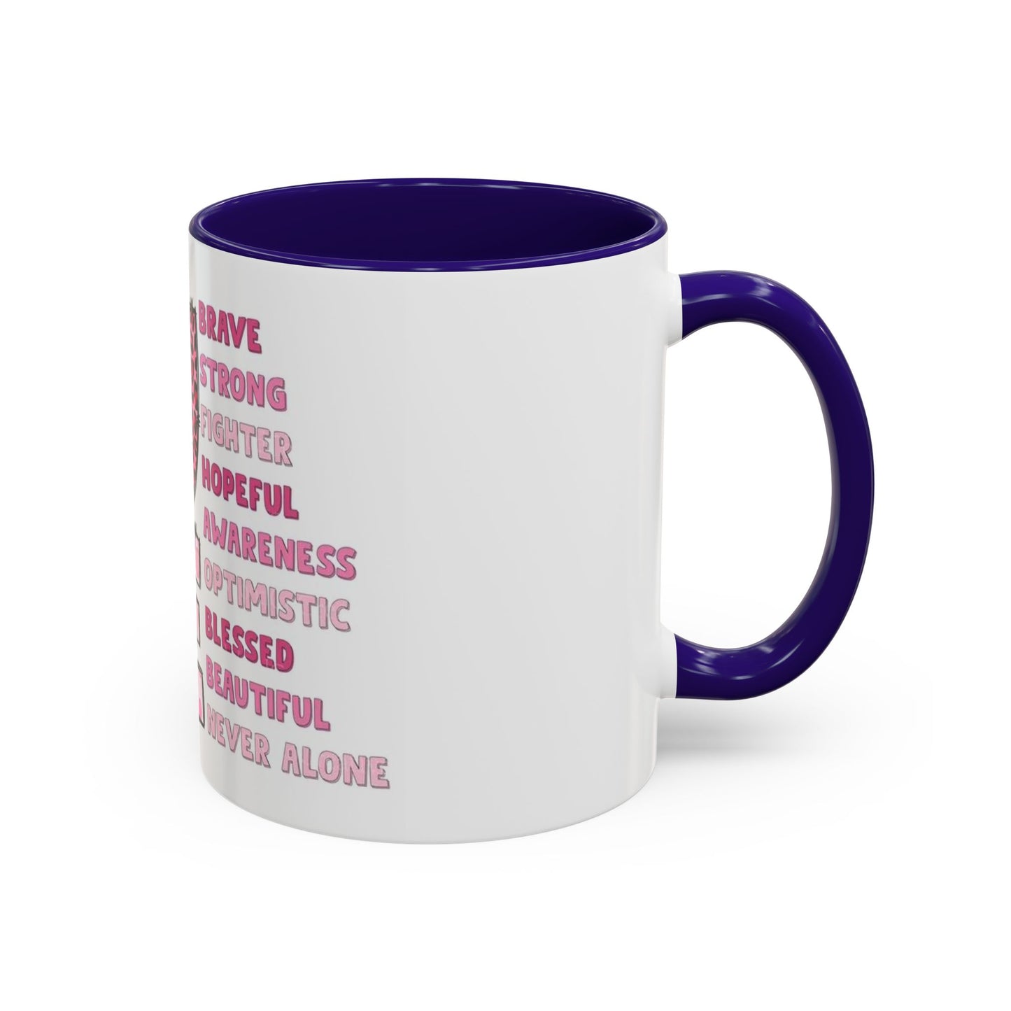 Cancer Hope Collection Empowering Inspirational Mug for Breast Cancer Awareness