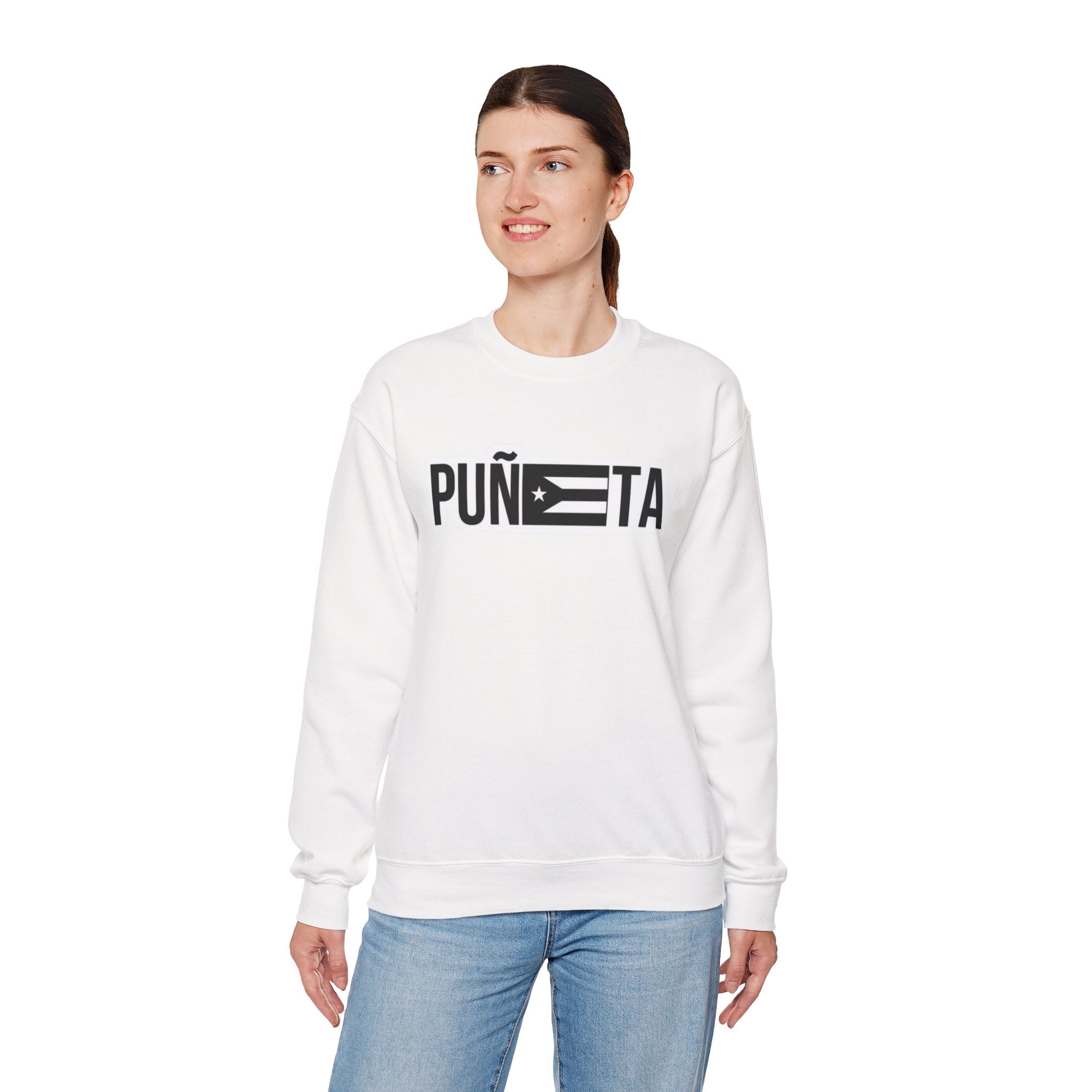 Puñeta Sweatshirt  Puerto Rican Flag Graphic Crewneck