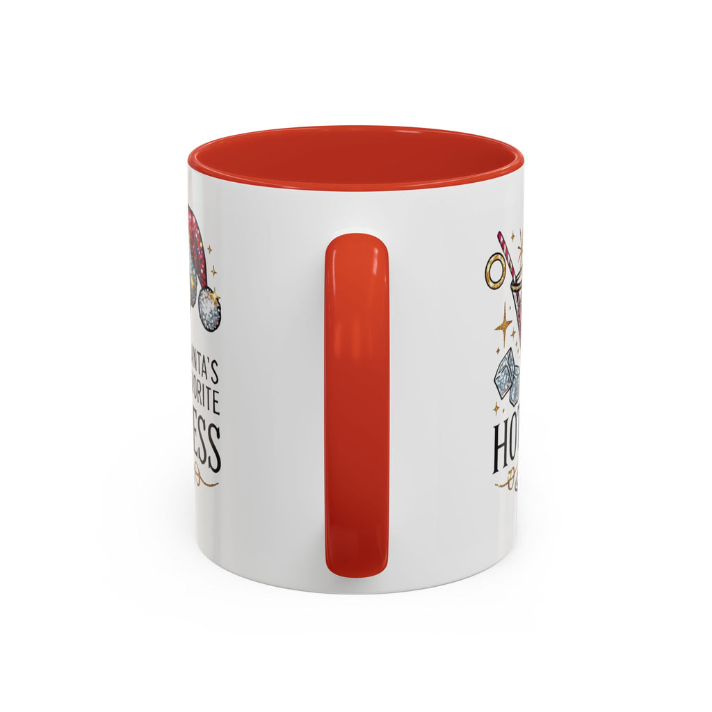 Accent Coffee Mug - "Santa's Favorite Hot Mess" Holiday Cocktail Mug (11/15 oz)