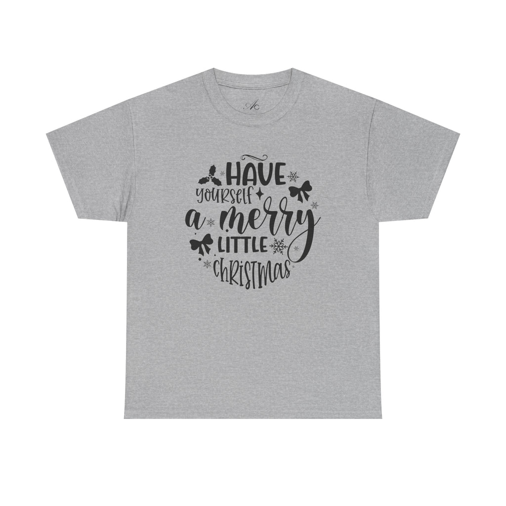 Merry Christmas Cotton Tee Holiday Graphic Tees & Cozy Festive Wear