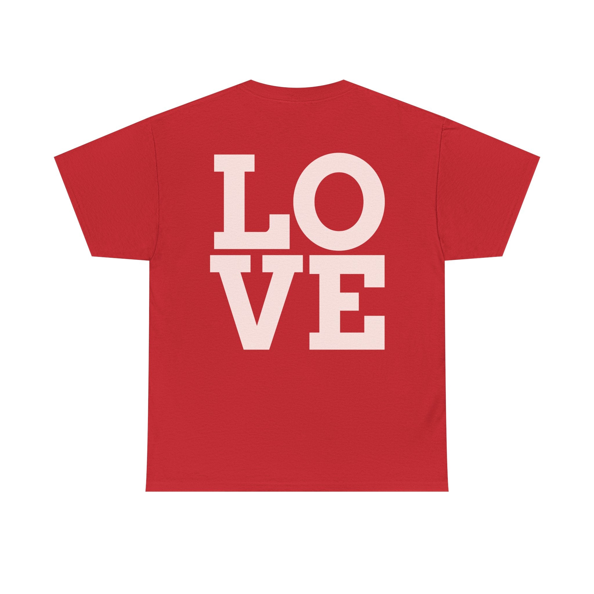 Pink Heart Cherries Tee  LOVE Graphic Valentine T-Shirt