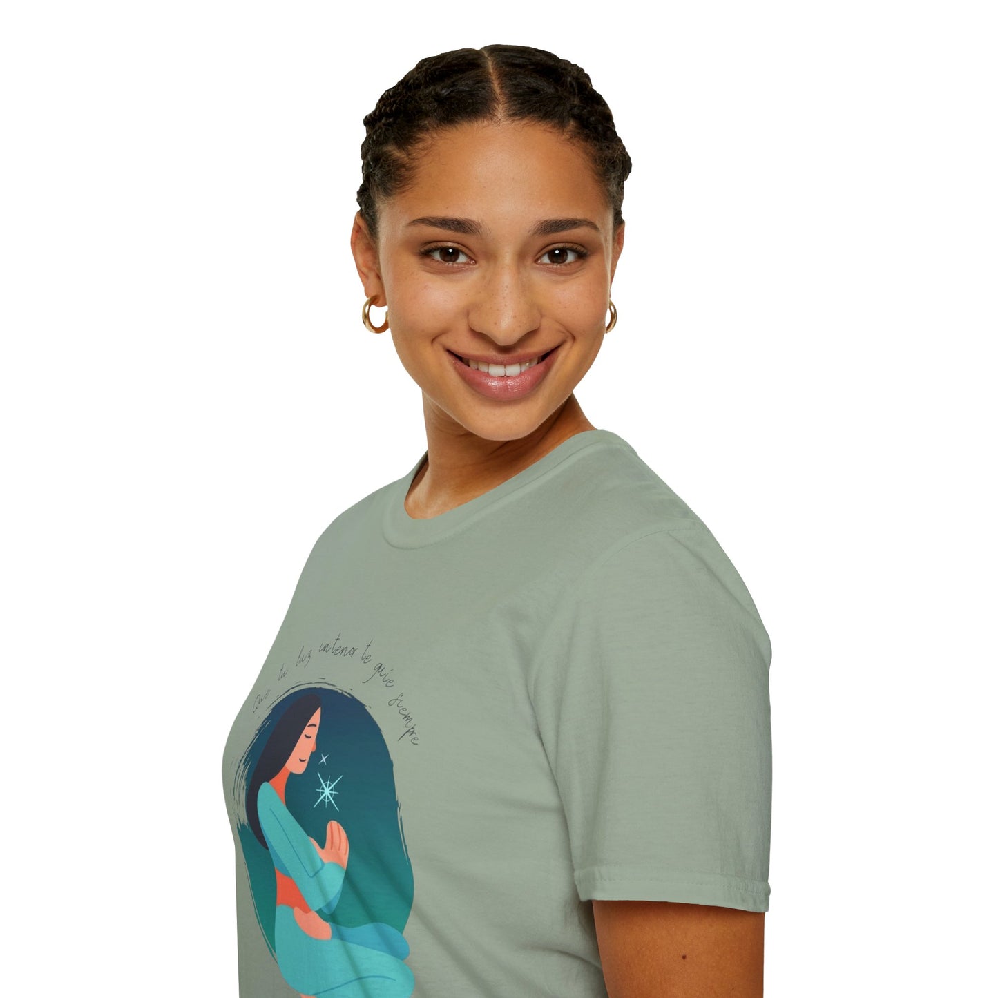 Wear Your Peace. Meditative Goddess T-Shirt, Mindfulness Apparel, Spiritual Gift, Yoga Tee, Relaxation Wear, Inspirational Top