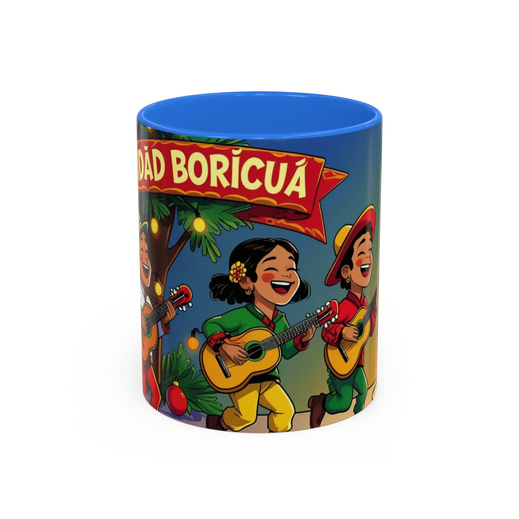 Navidad Boricua Mug Vibrant Puerto Rican Celebration Mug