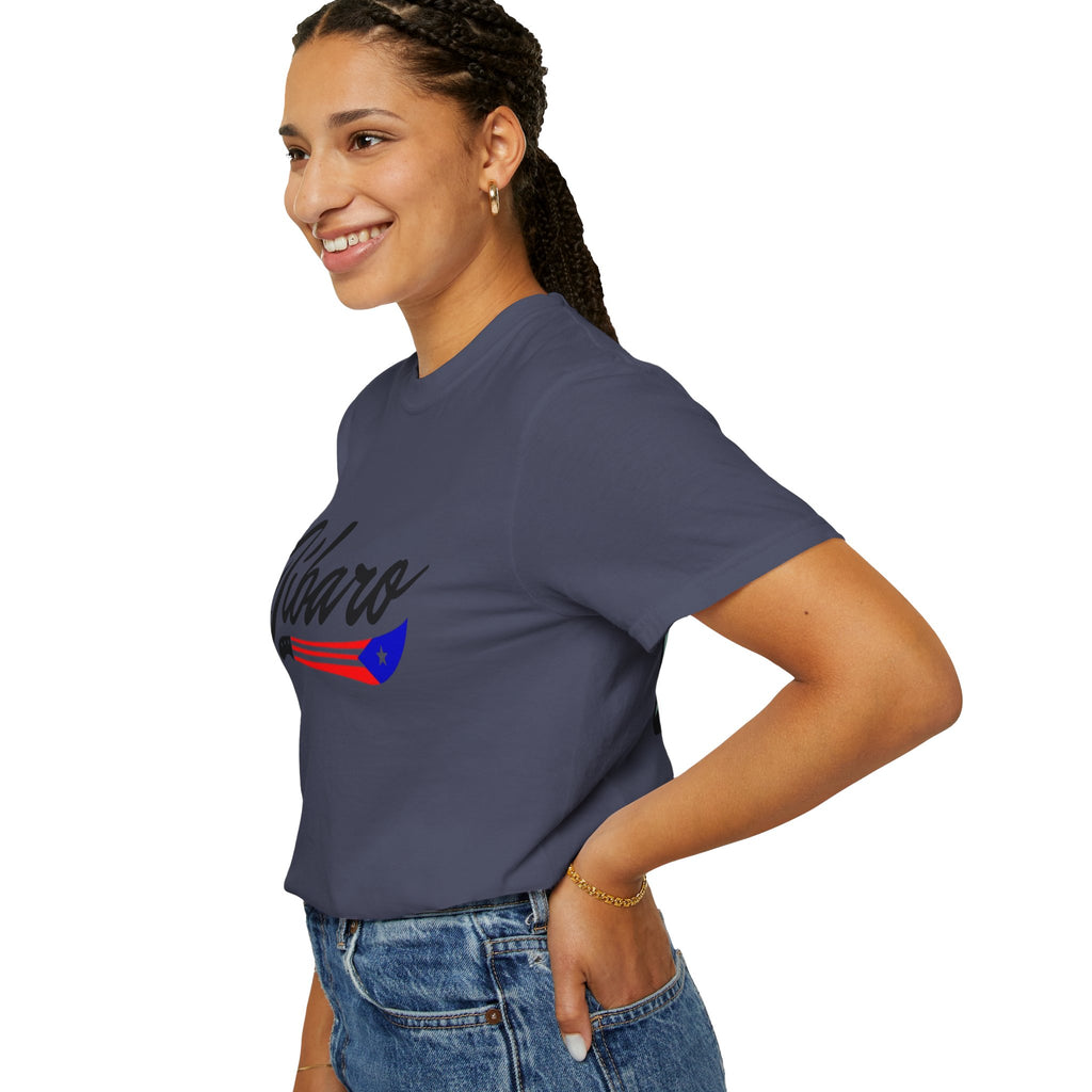 T-Shirt  "Jíbaro" Puerto Rican Heritage Tee (Back Machete  Sombrero de Paja Design) Puerto Rico’s Navidades