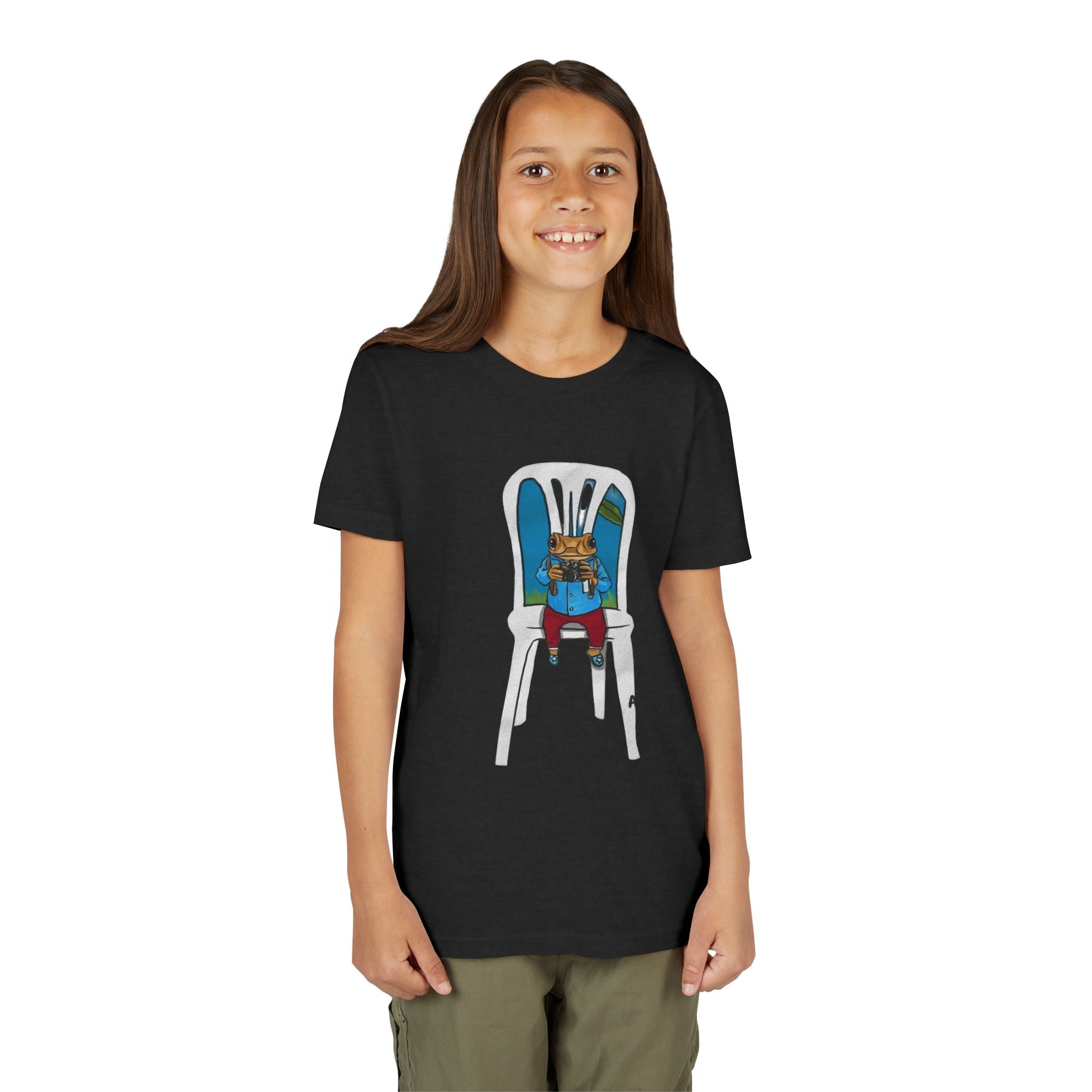 Kids Concho on a High Chair T-Shirt Cute Baby Rabbit Feeding Tee kids PUERTO RICO CHRISTMAS T-SHIRT