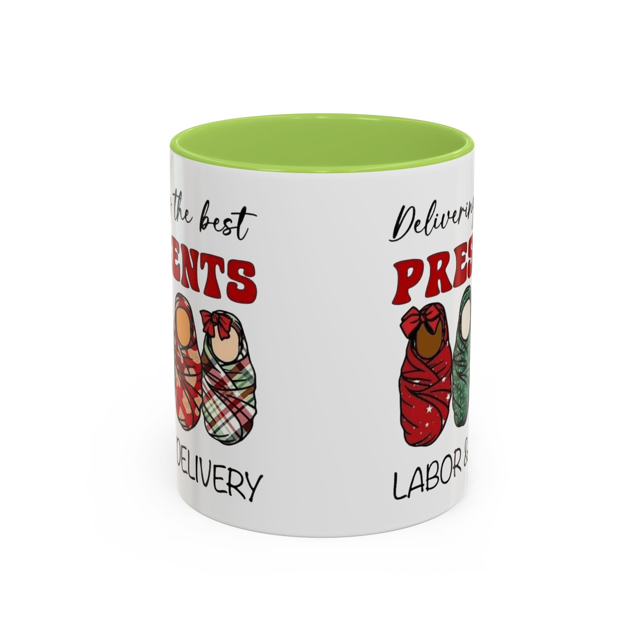 Christmas Presents Delivery Coffee Mug — "Delivering the Best Presents" Accent Mug Medical Christmas Mug,