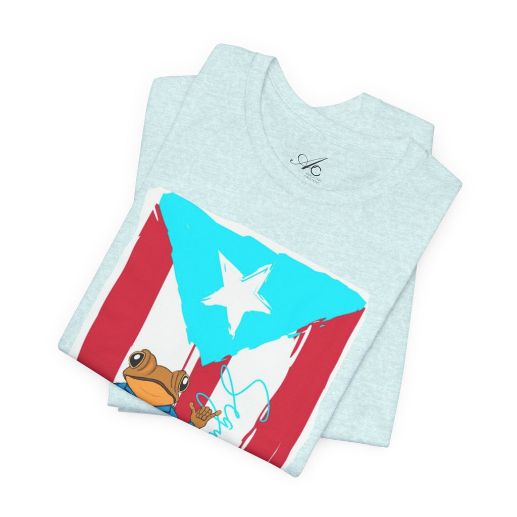 Puerto Rican Coqui Flag T‑Shirt  Boricua Pride Tee