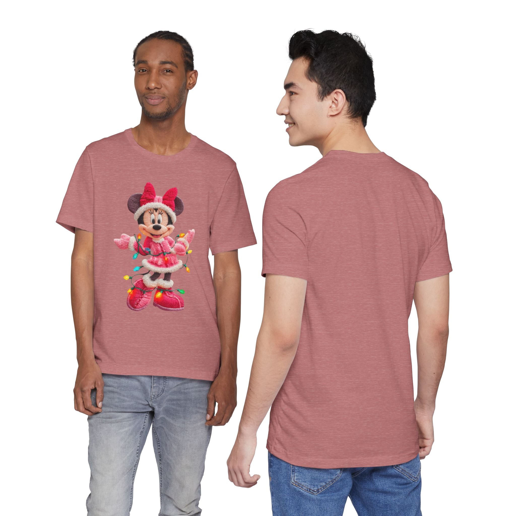 Minnie Mouse Holiday Lights T-Shirt Festive Holiday Designs