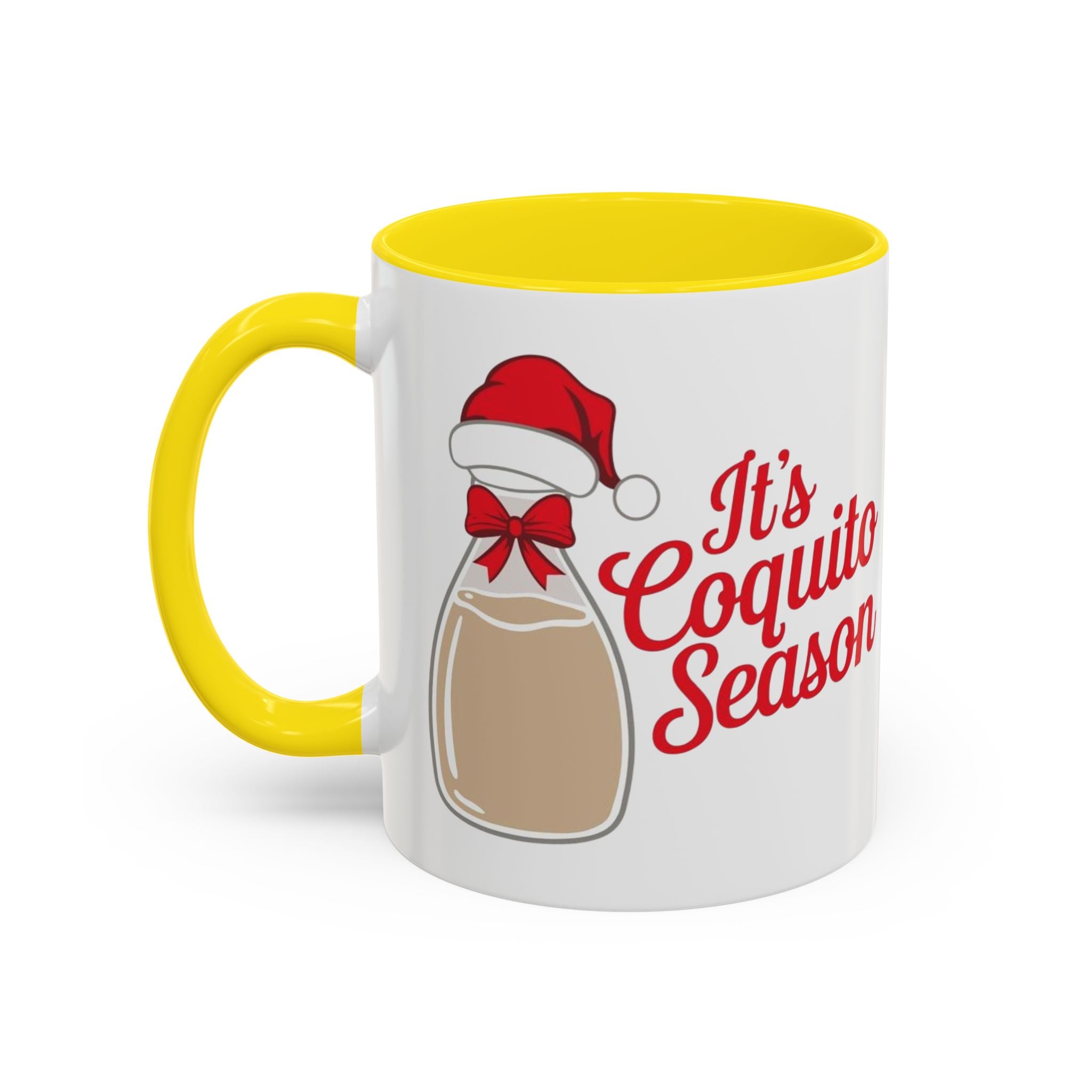 Herencia de Puerto Rico Mug Coquito Season Accent Mug Festive Holiday Coffee Cup