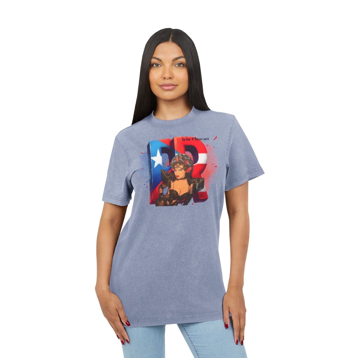 Puerto Rican Iris Chacon , Vintage Graphic Shirt, Casual Wear, Festival Apparel, Summer T-Shirt, Gift for Her