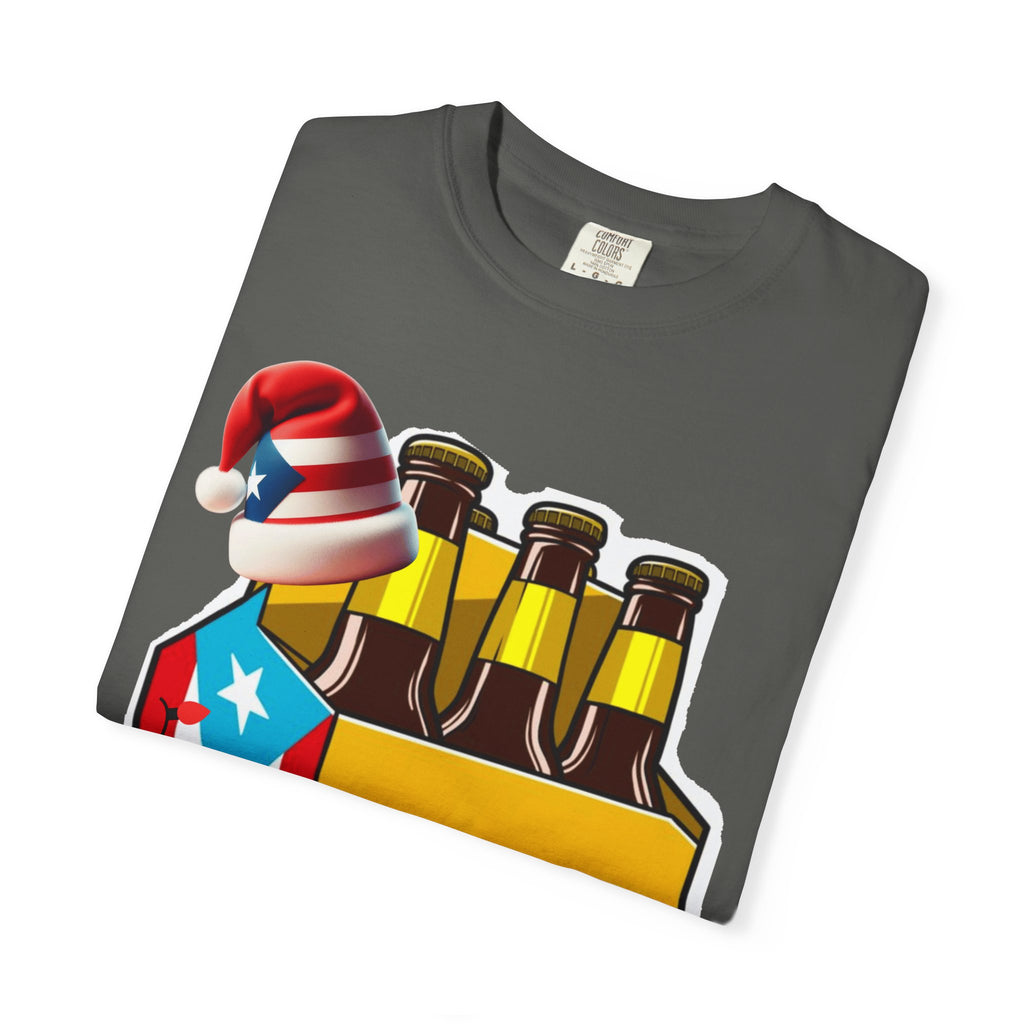 Medalla Light Beer T-Shirt  Navidad Boricua Holiday Tee Puerto Rico’s Navidades