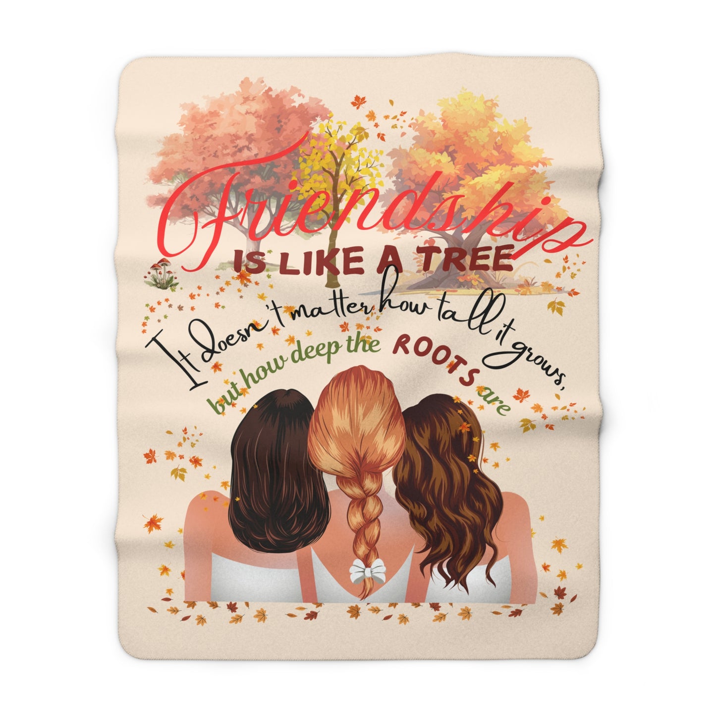 Best Friends Quote Throw, Friendship Gift, Cozy Bedding, Personalized Warm Cover, Custom Quote Bedspread