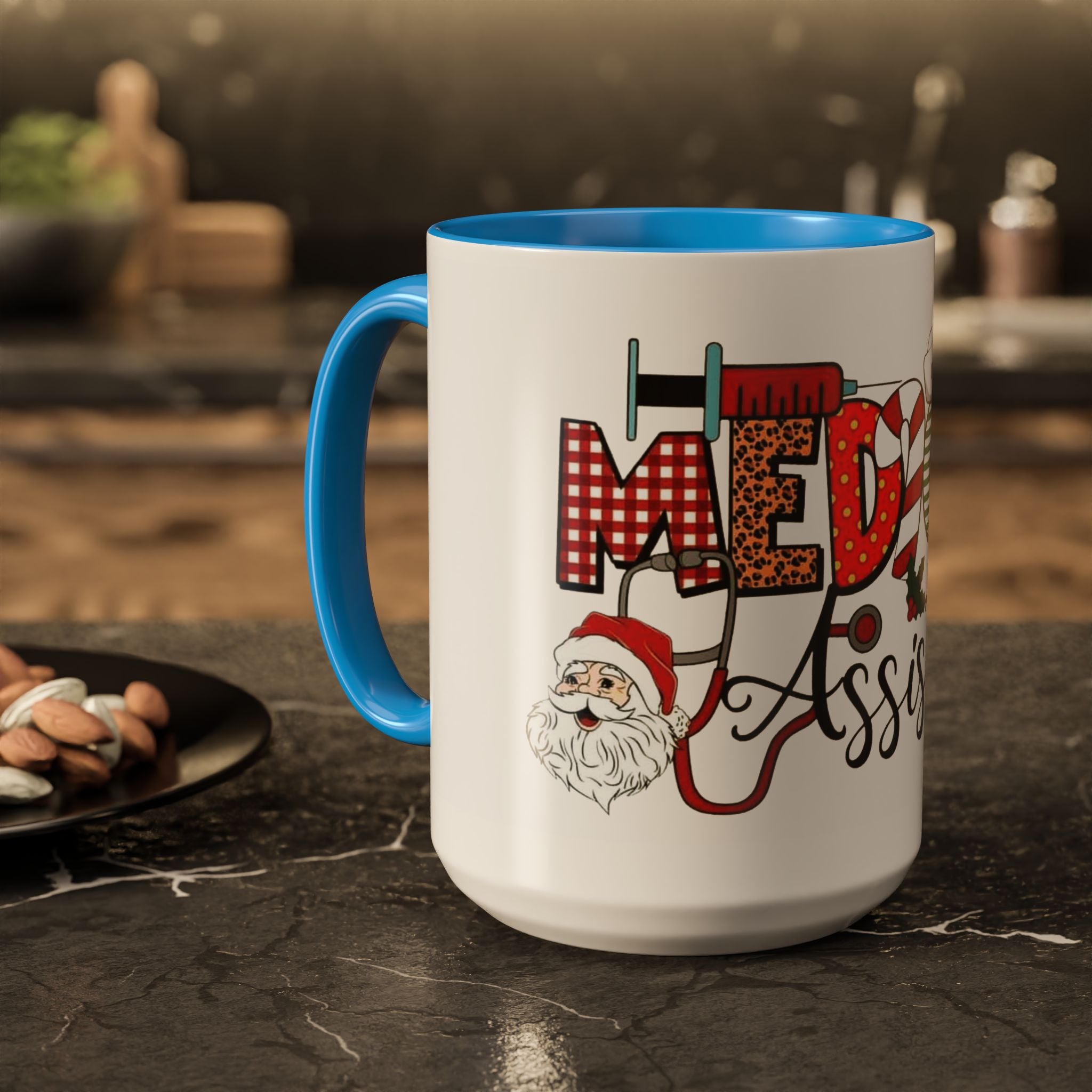 Medical Assistant Christmas Mug — Festive Colorful 11oz/15oz Coffee Cup Medical Christmas Mug