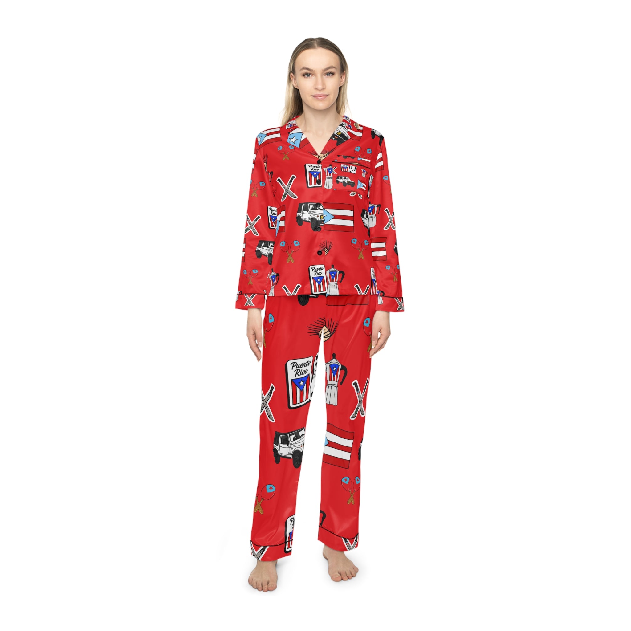 Cozy Puerto Rico Holiday Pajamas | Matching Family Set | Island Christmas Sleepwear