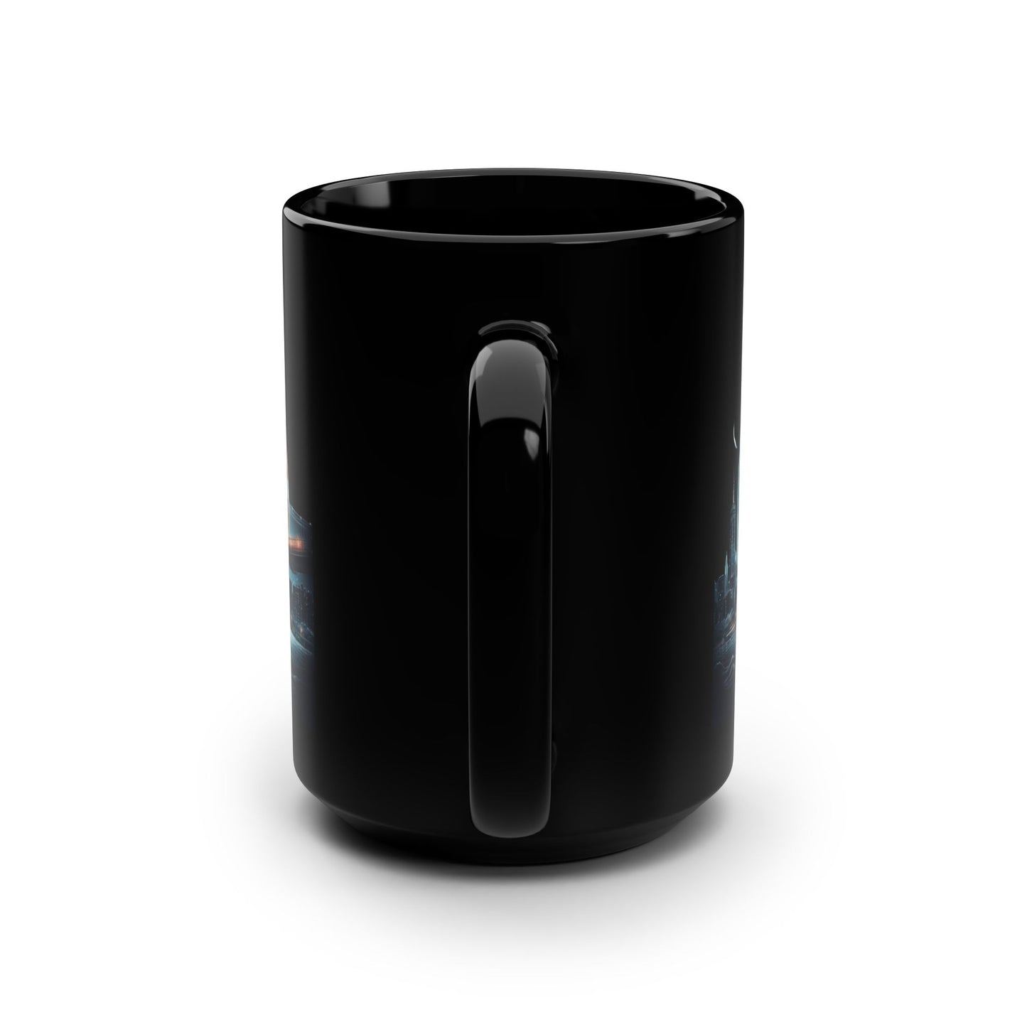 Viva Puerto Rico Puerto Rican Flag Mug Patriotic Black Mug, 15oz