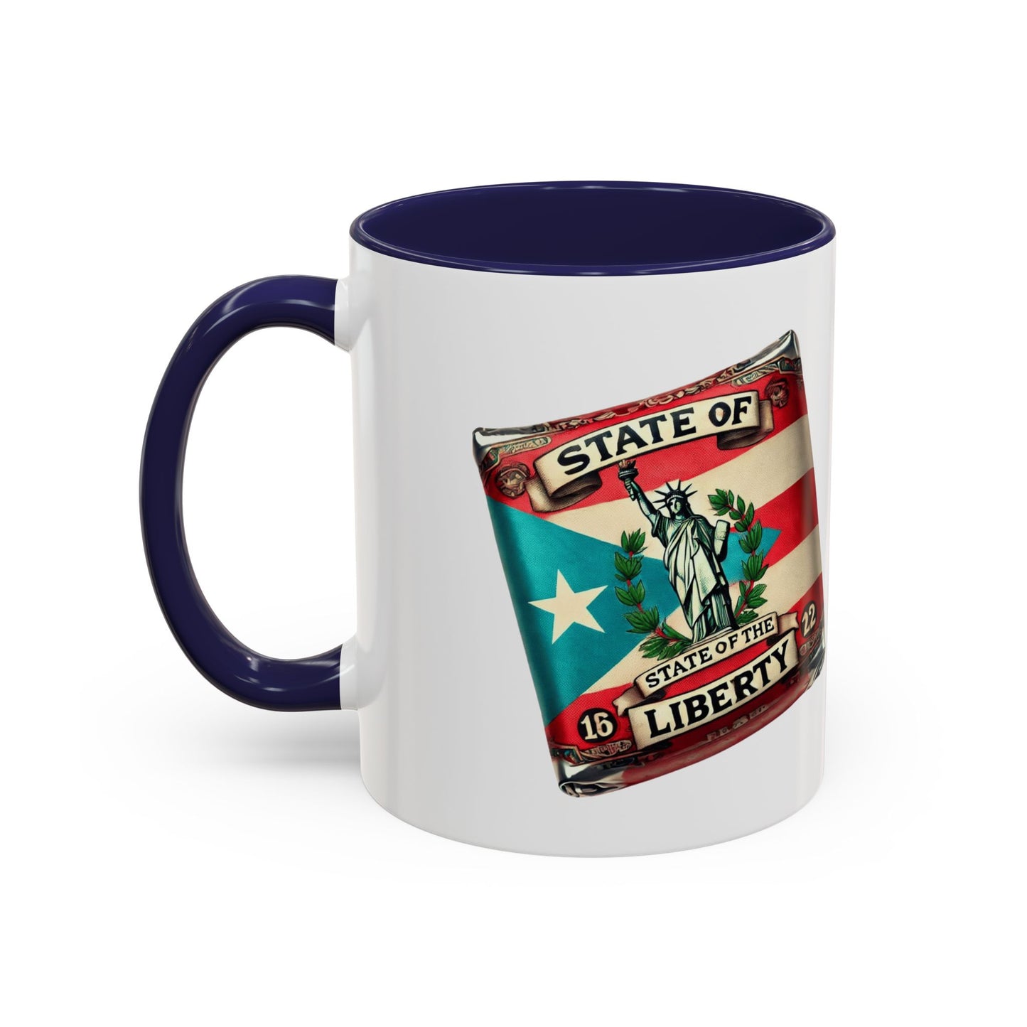 Puerto Rican Heritage Mugs with Unique Designs Accent Coffee Mug (11, 15oz)