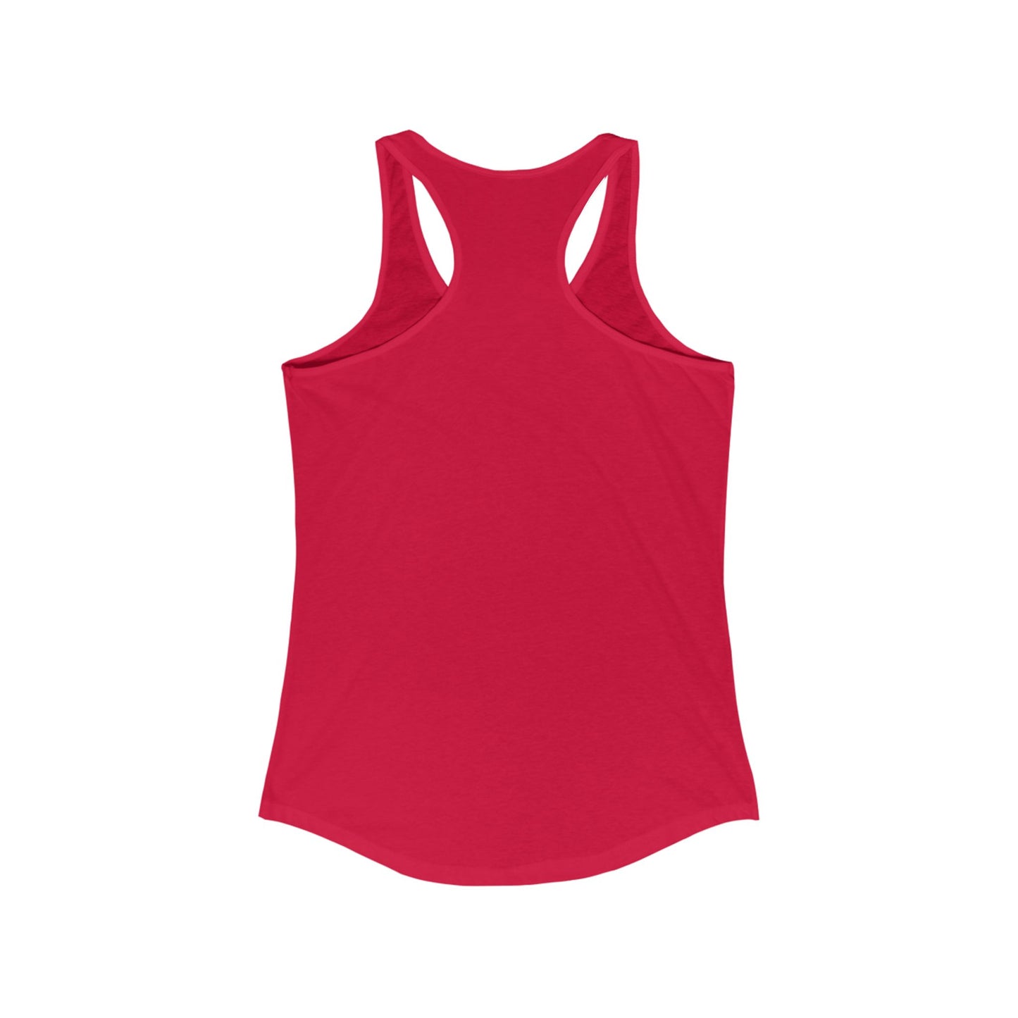Women's Ideal Racerback Tank with Trendy Illustration, Ideal for Summer, Fitness, Casual Wear, Gifts, Everyday Style