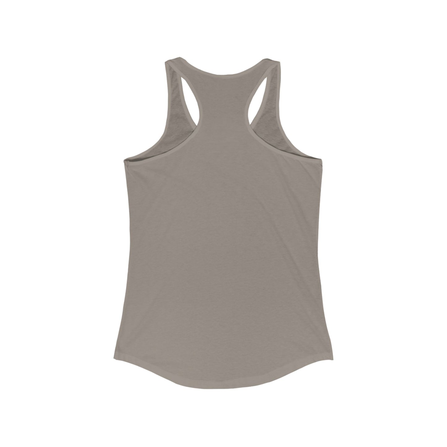 Women's Ideal Racerback Tank with Trendy Illustration, Ideal for Summer, Fitness, Casual Wear, Gifts, Everyday Style