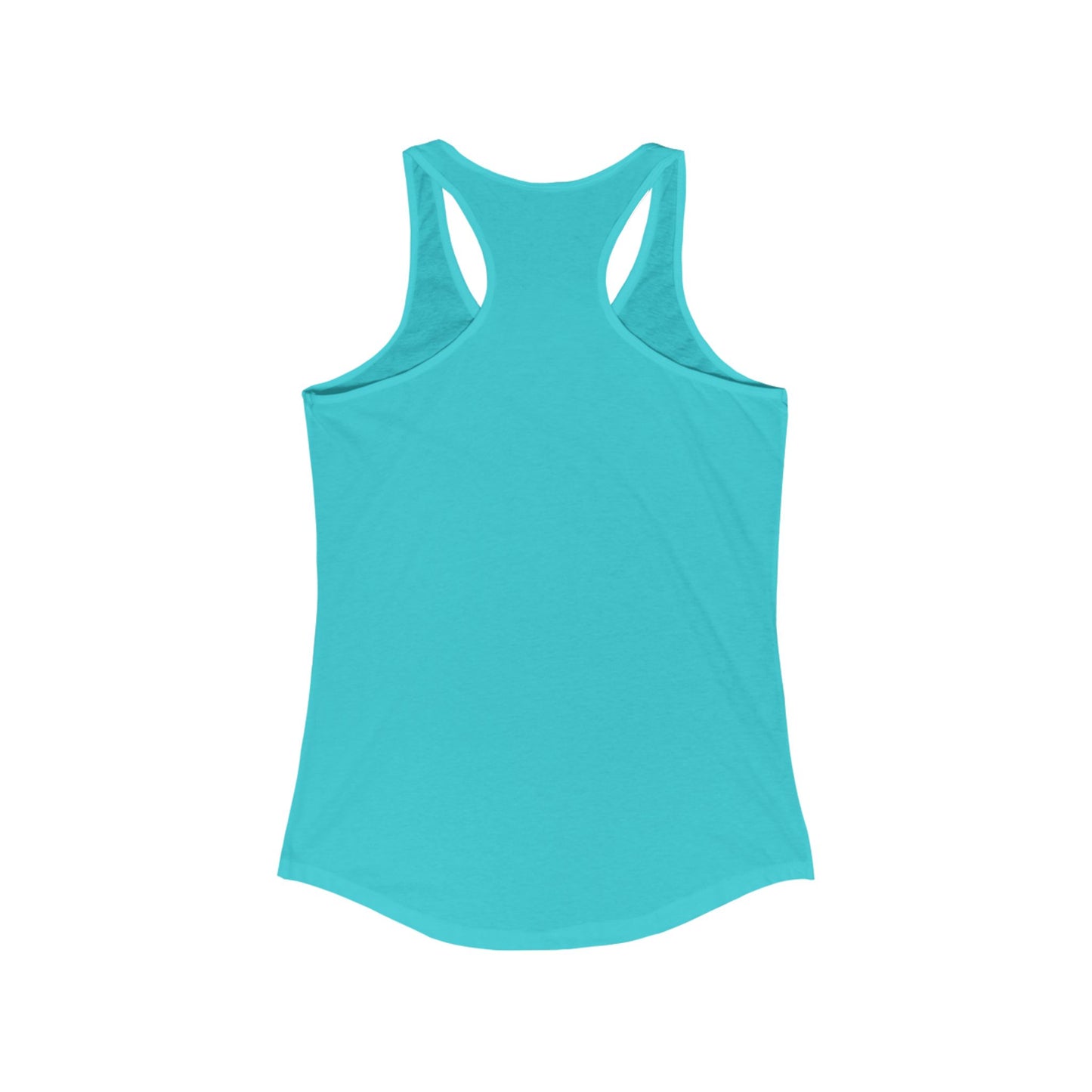 Women's Ideal Racerback Tank with Trendy Illustration, Ideal for Summer, Fitness, Casual Wear, Gifts, Everyday Style