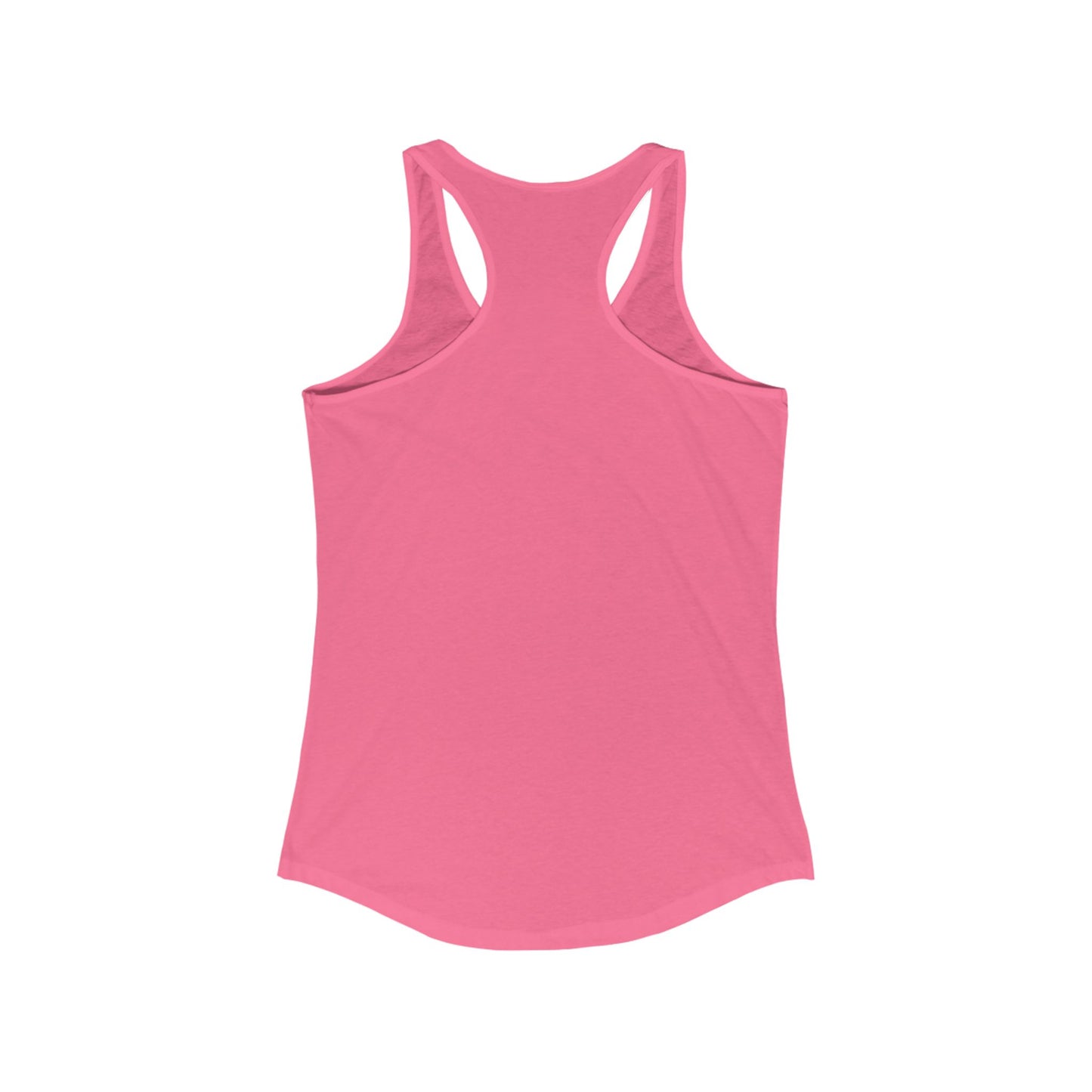 Women's Ideal Racerback Tank with Trendy Illustration, Ideal for Summer, Fitness, Casual Wear, Gifts, Everyday Style