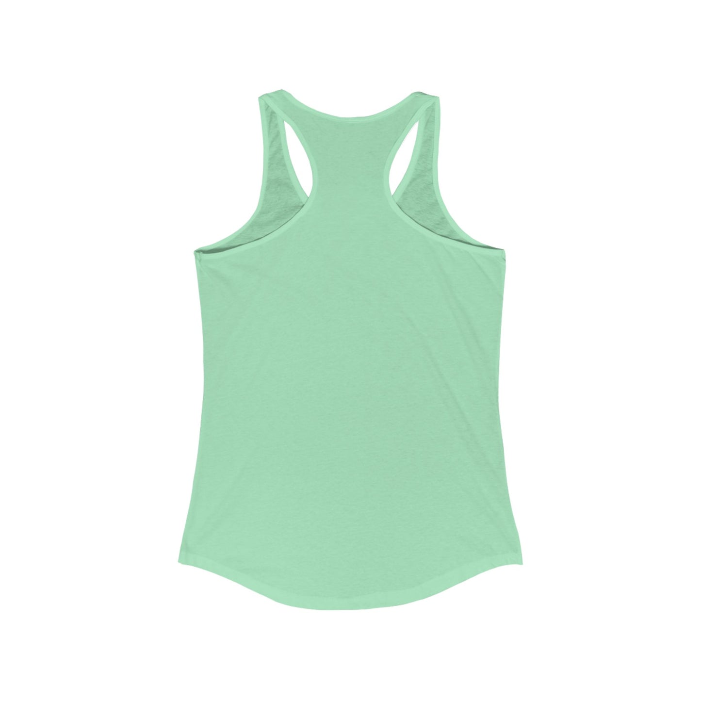 Women's Ideal Racerback Tank with Trendy Illustration, Ideal for Summer, Fitness, Casual Wear, Gifts, Everyday Style