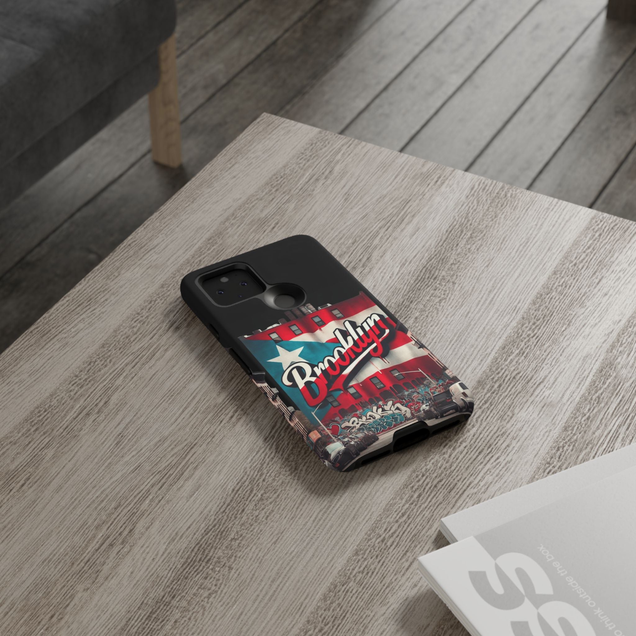 Brooklyn Street Art Phone Case  Urban Graffiti Protective Cover