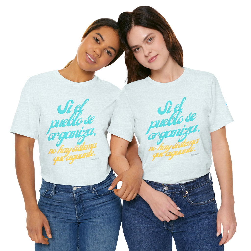 Spanish Script Tee  “Si el pueblo se organiza” Graphic T-Shirt