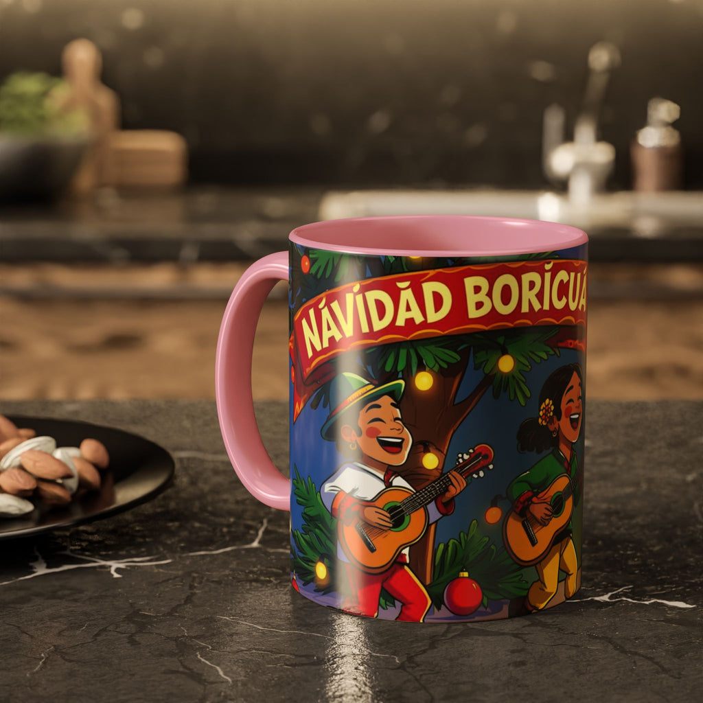 Navidad Boricua Mug Vibrant Puerto Rican Celebration Mug